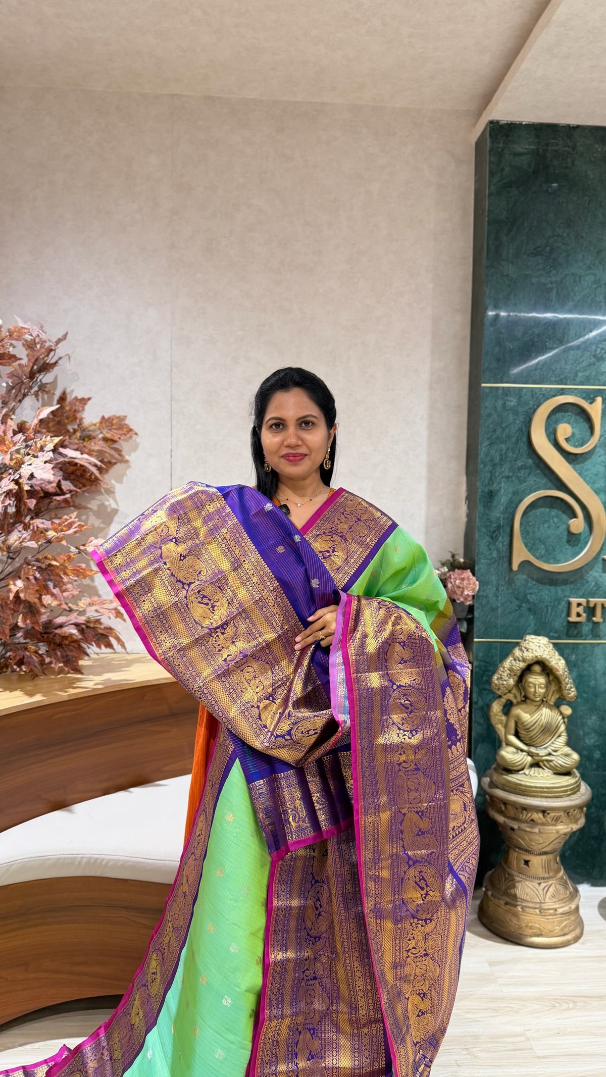 Handloom gadwal pattu