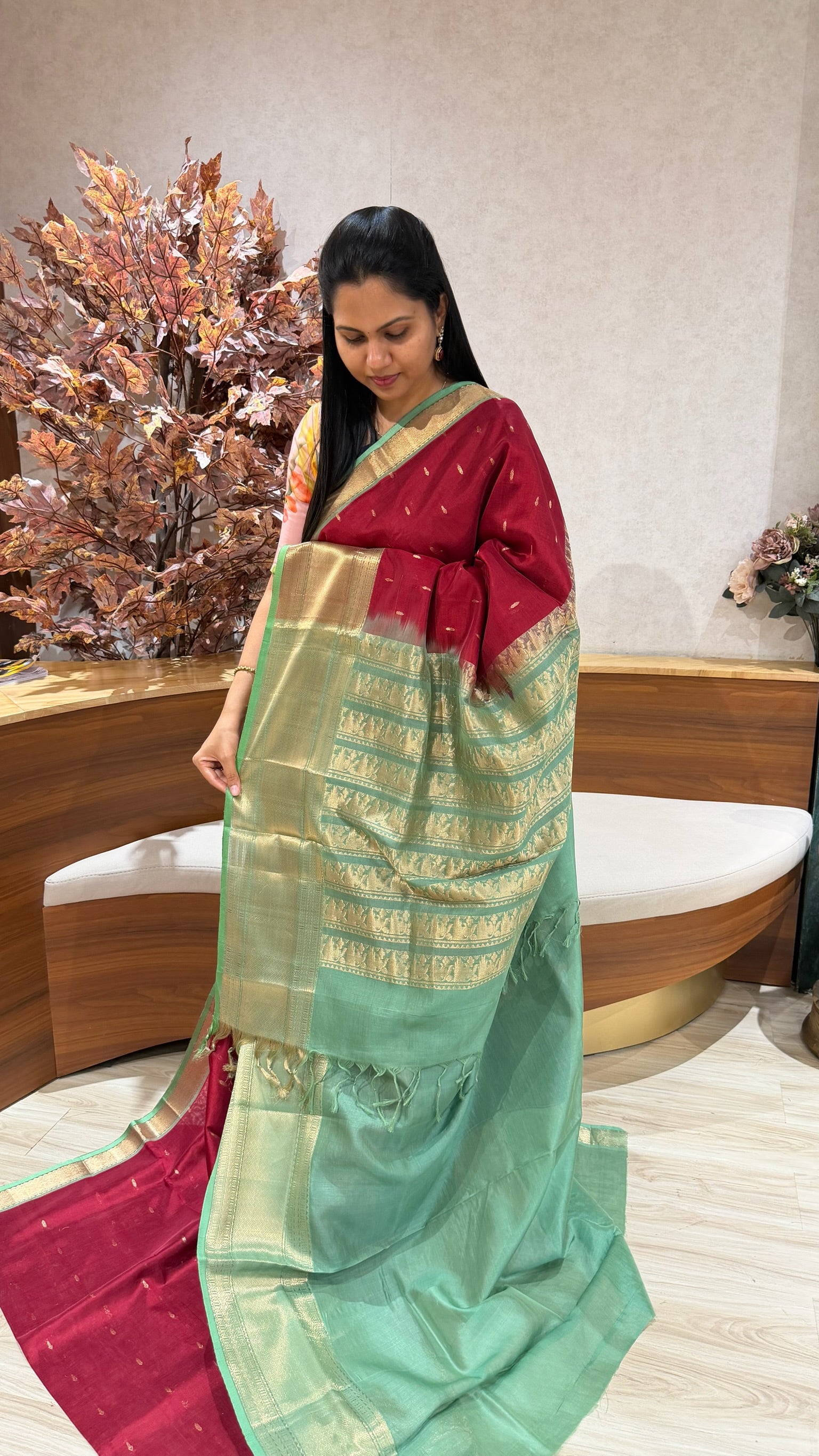Handloom mangalgiri pattu
