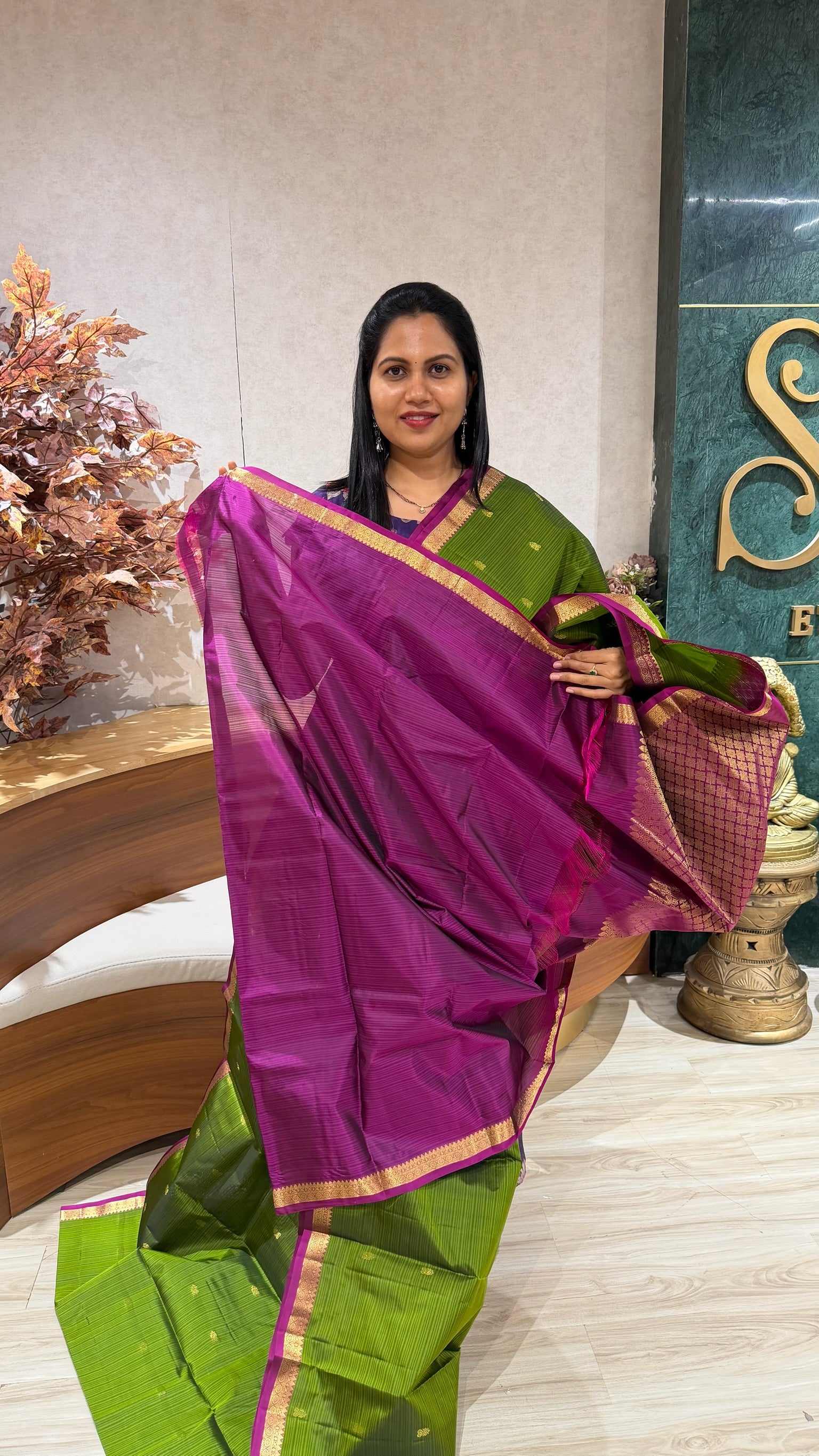 Small border kanchi pattu