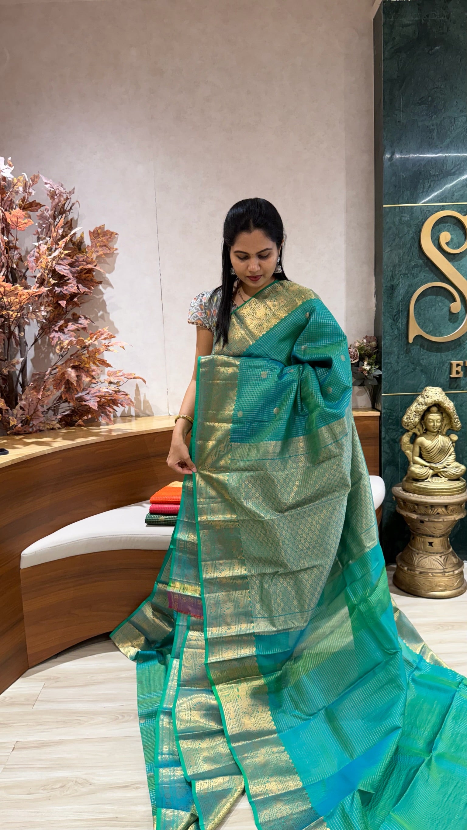 Light weight vintage kanchi