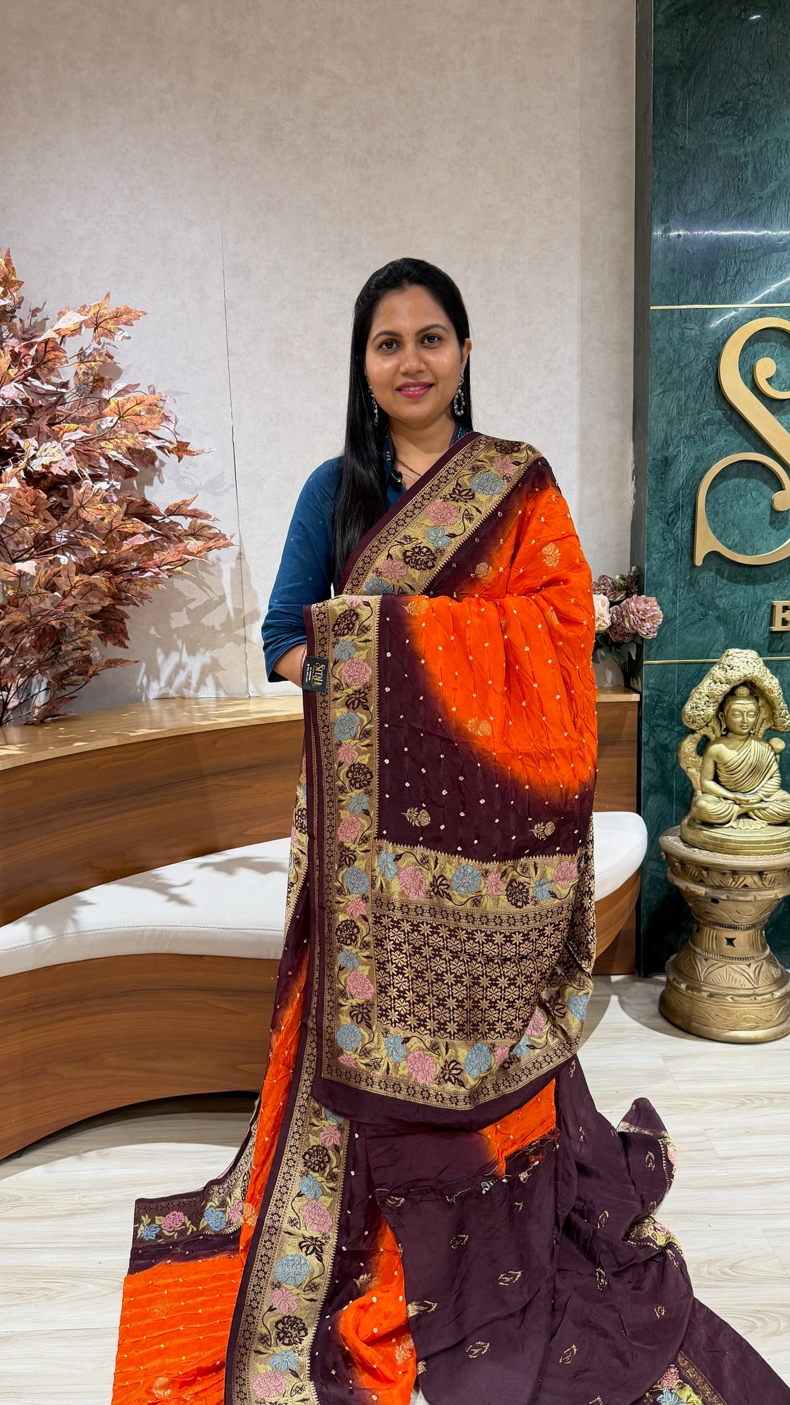 Crepe bandhini