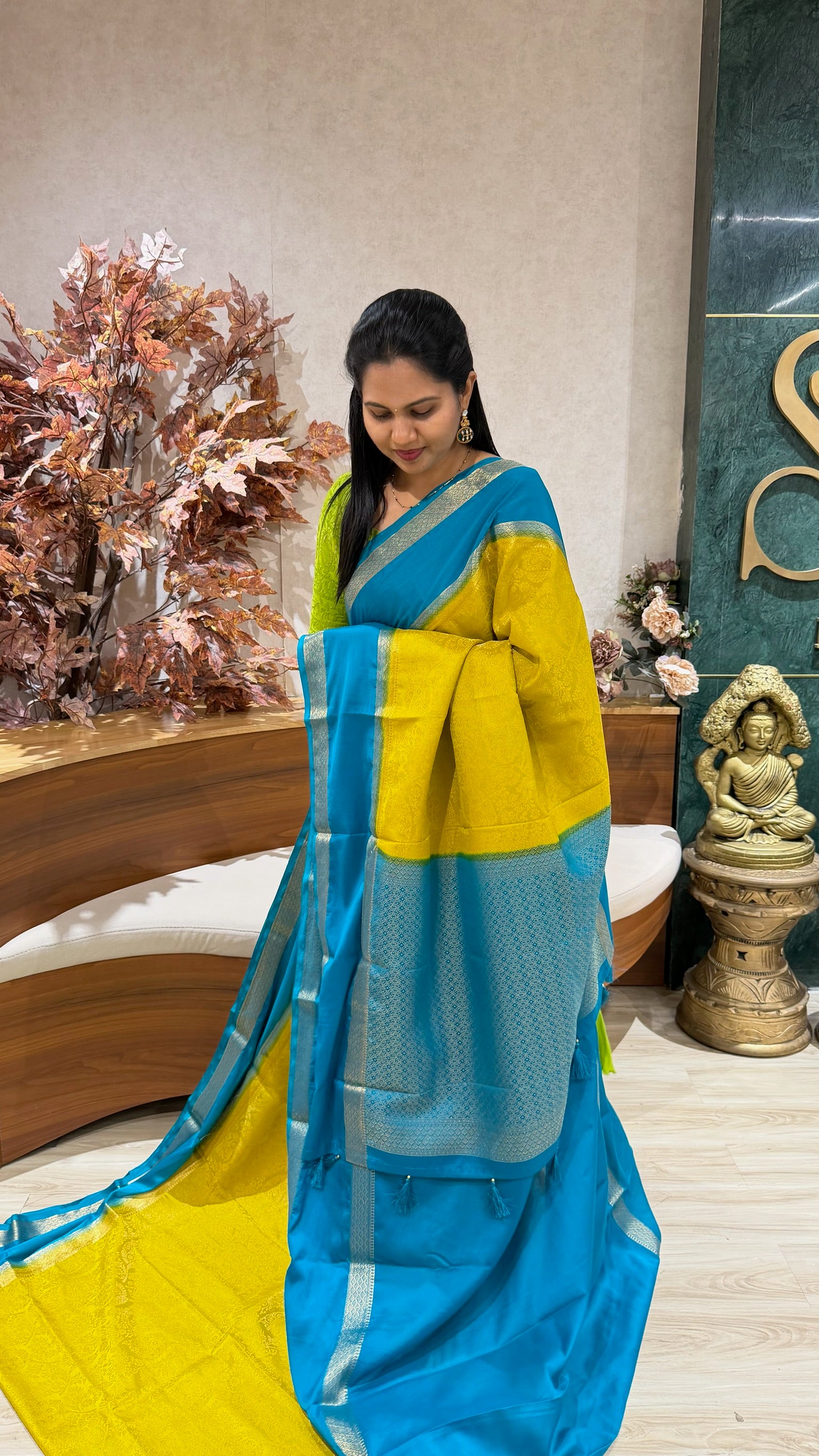 Brocade Mysore silk-sale