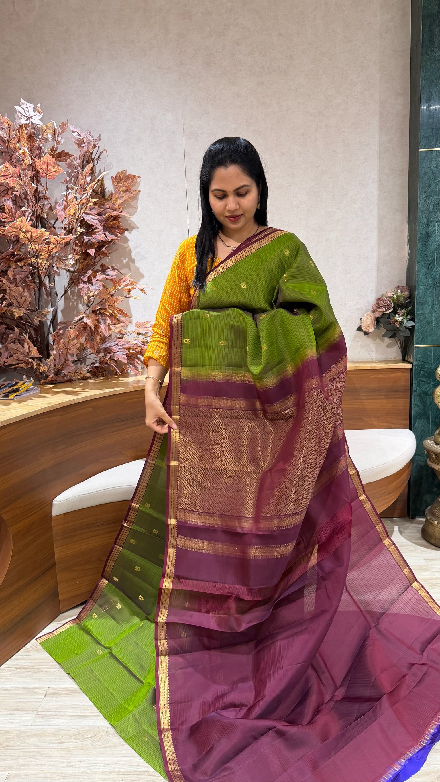 Small border kanchi pattu