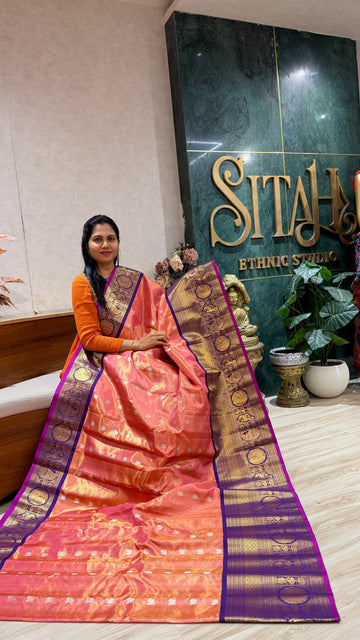Handloom gadwal pattu tissue body