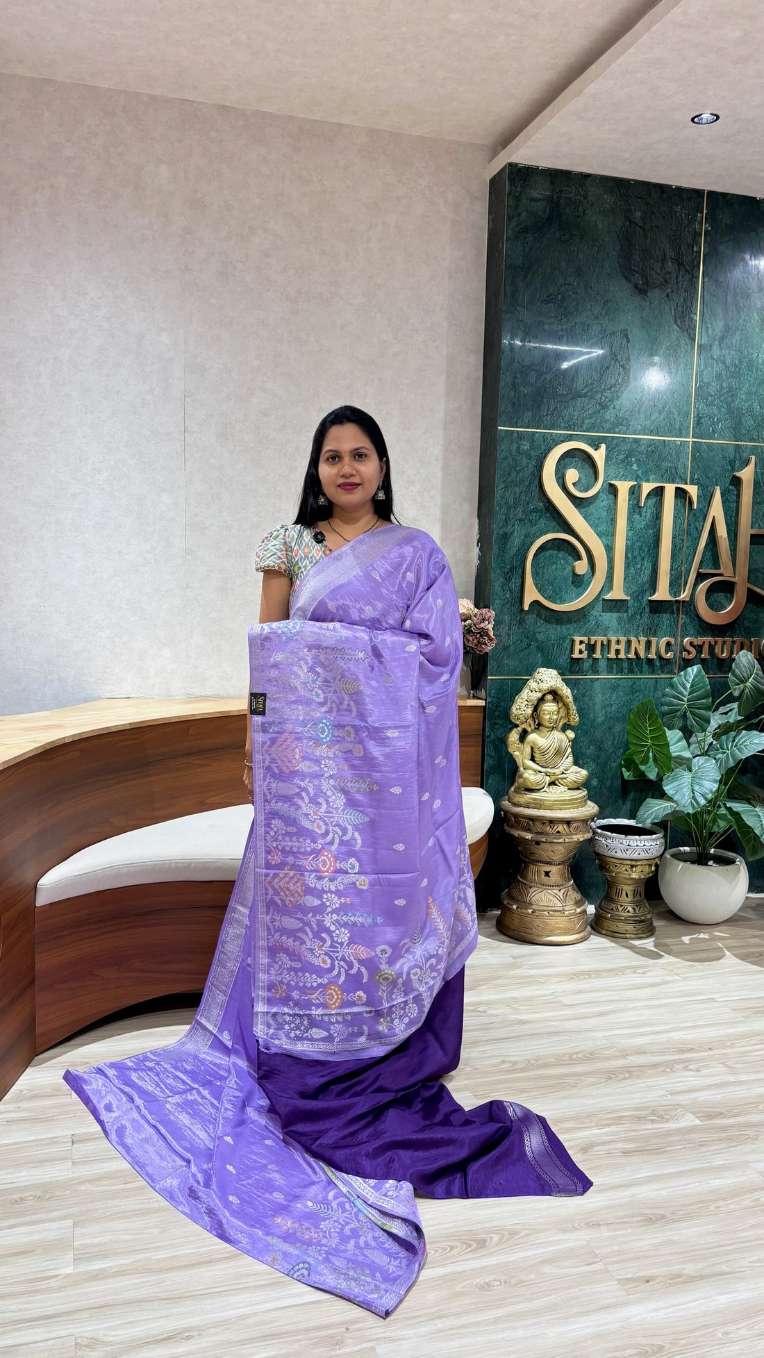 Matka silk light lavender