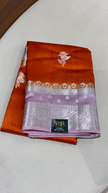 Fancy mango pattu orange