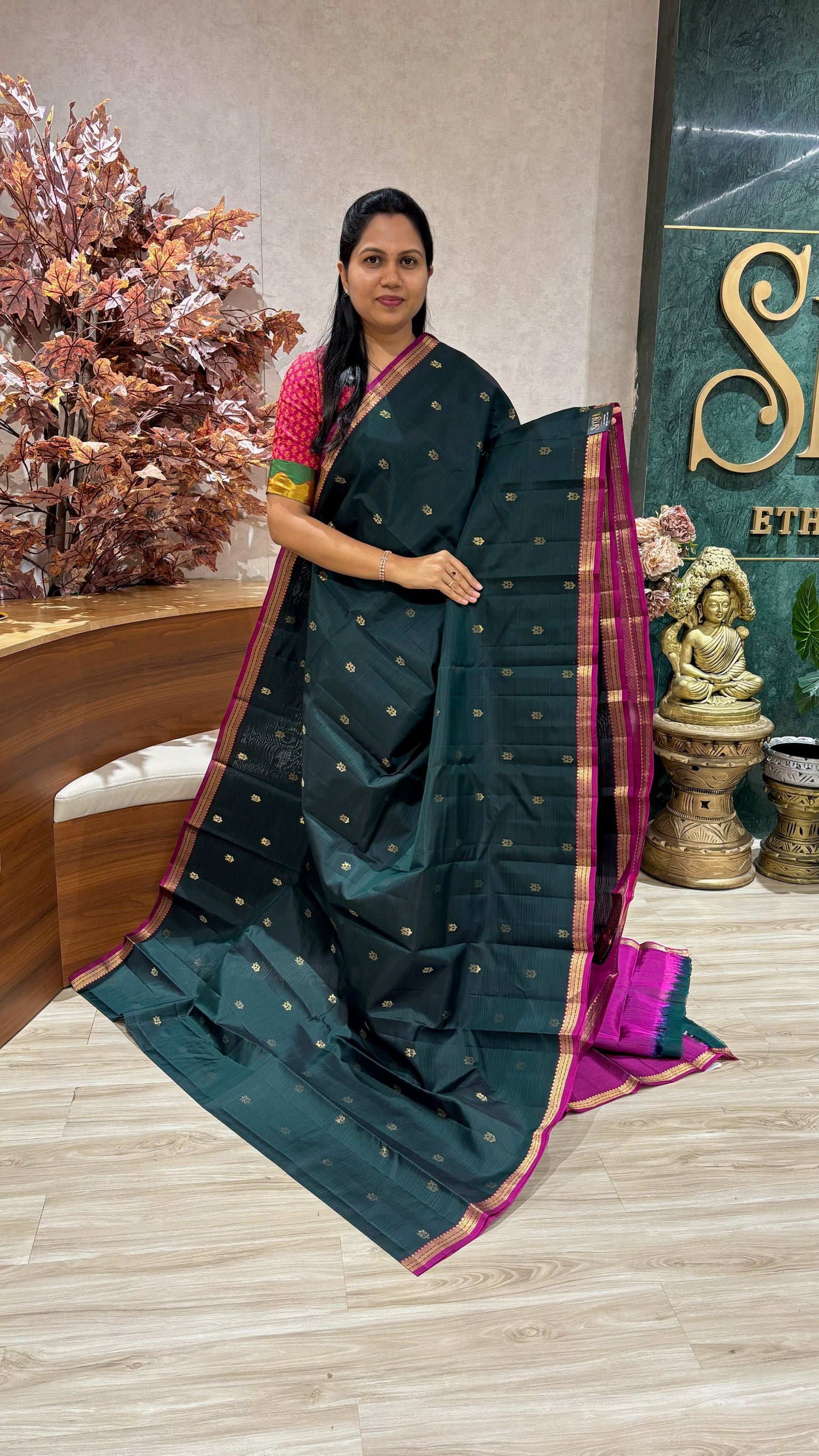 Small border kanchi pattu