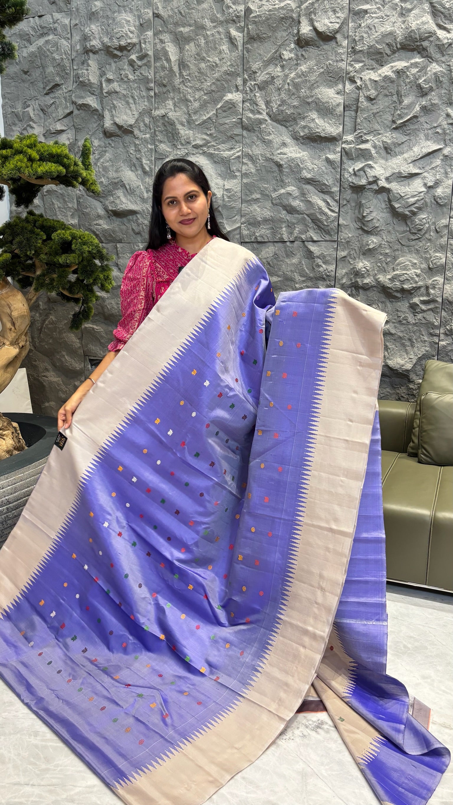 Pure handloom Gadwal pattu