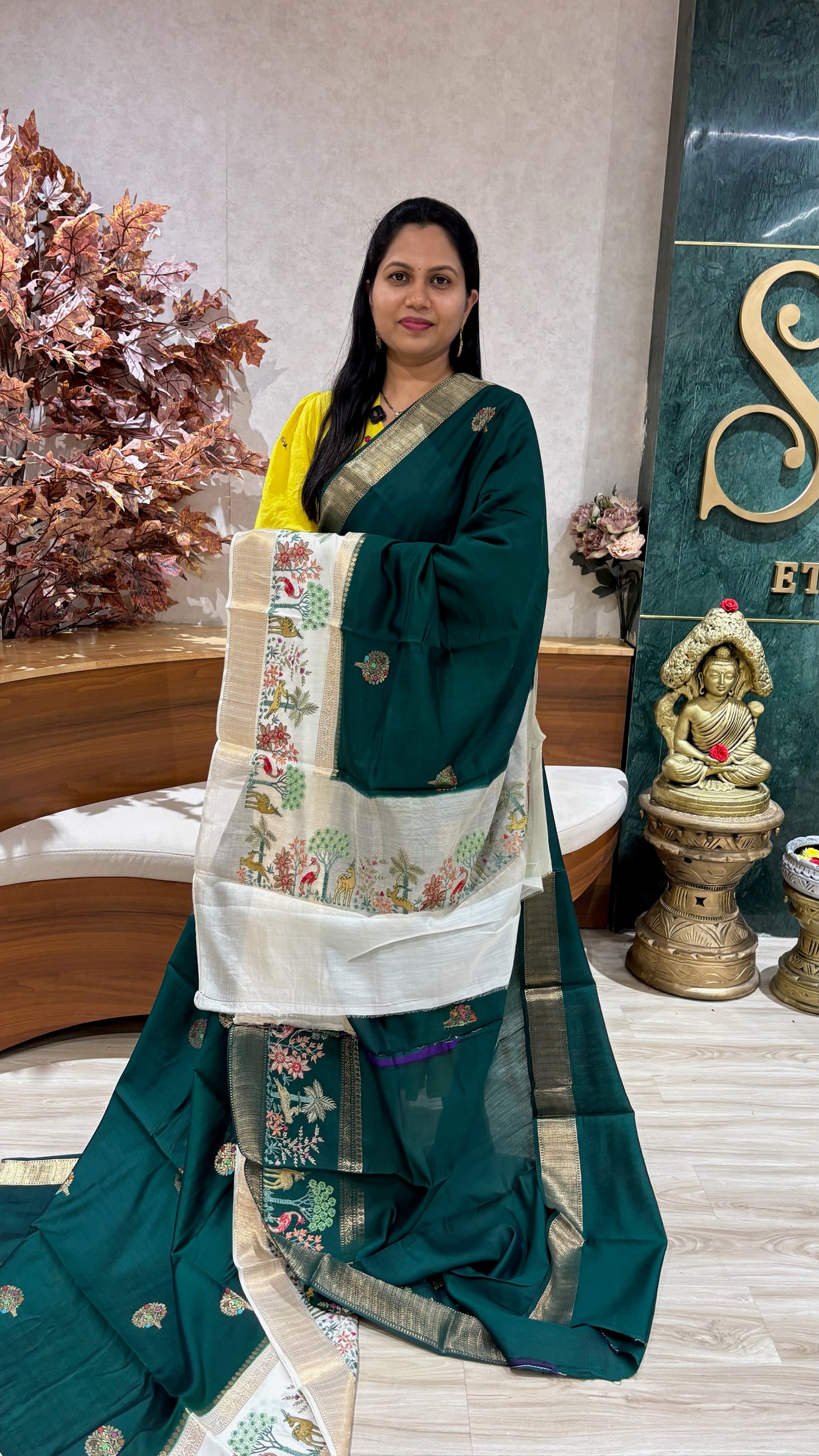 Designer banaras work saree