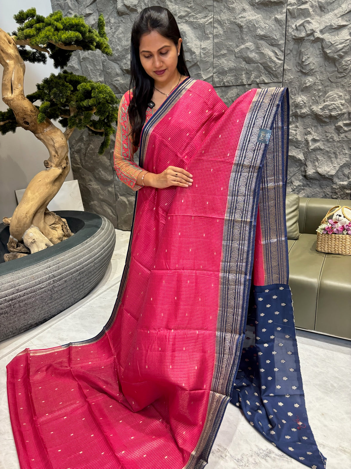 Mysore silk pink