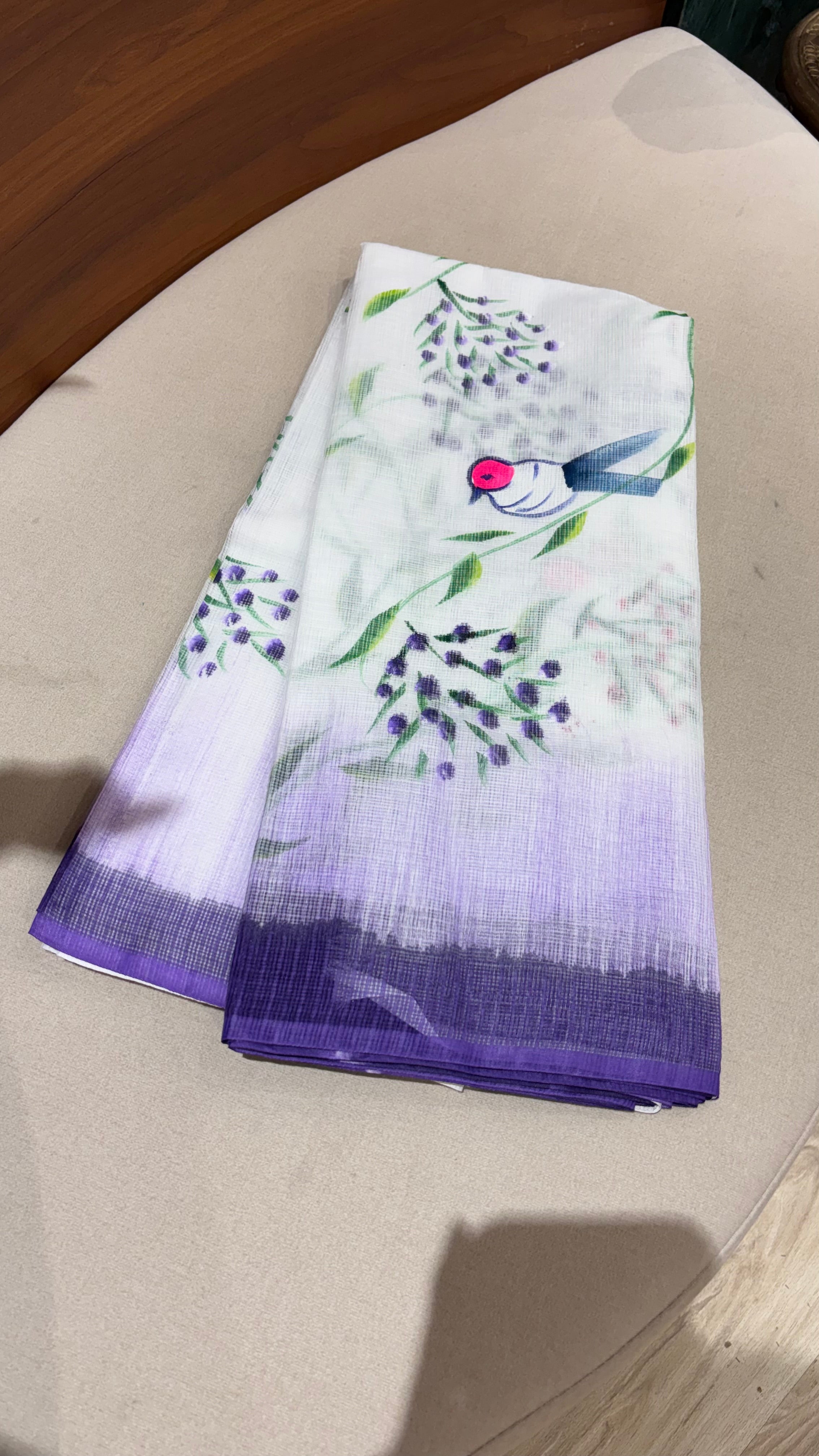 Kota hand paint saree