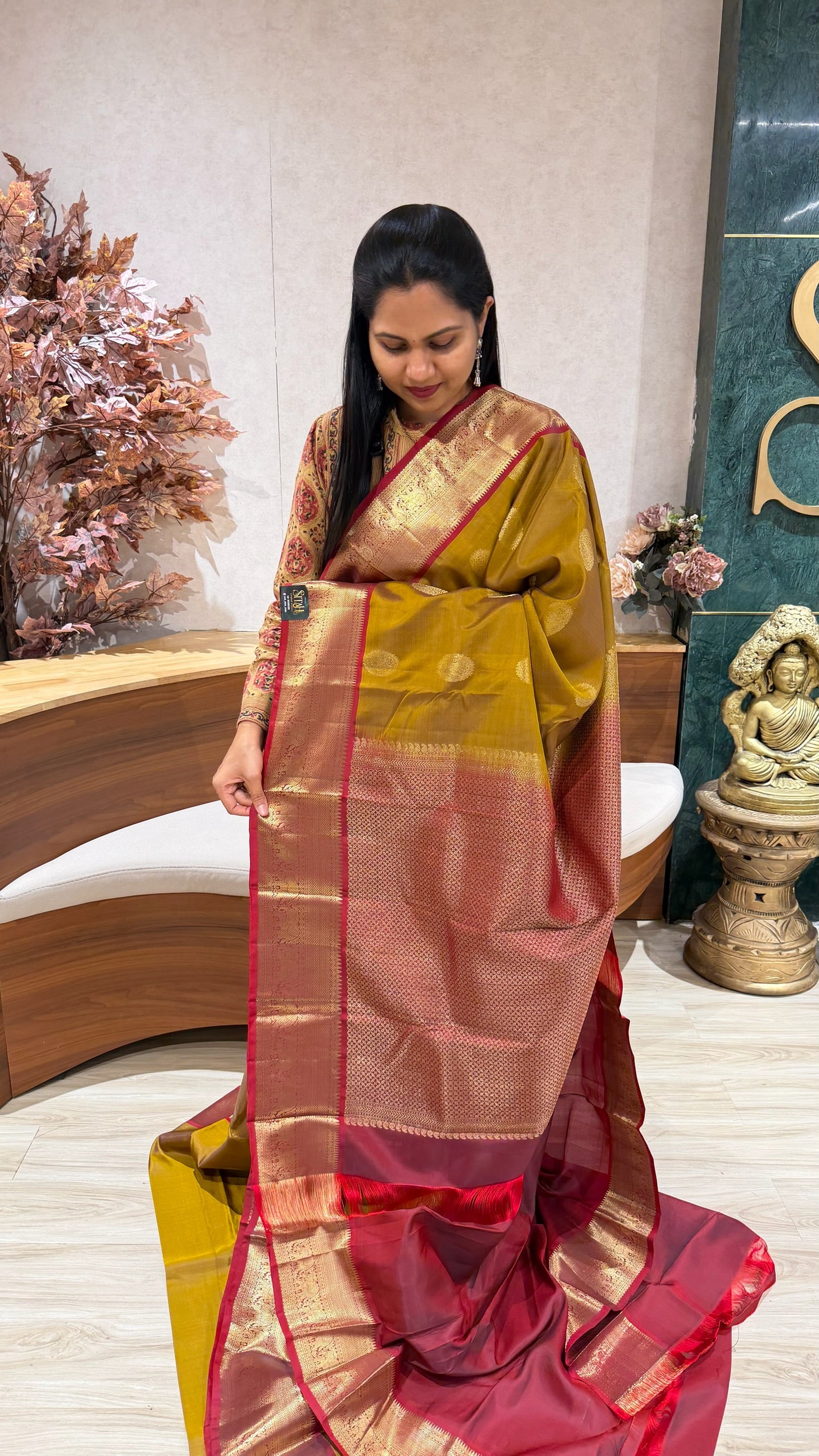 Light weight handloom Kanchi pattu