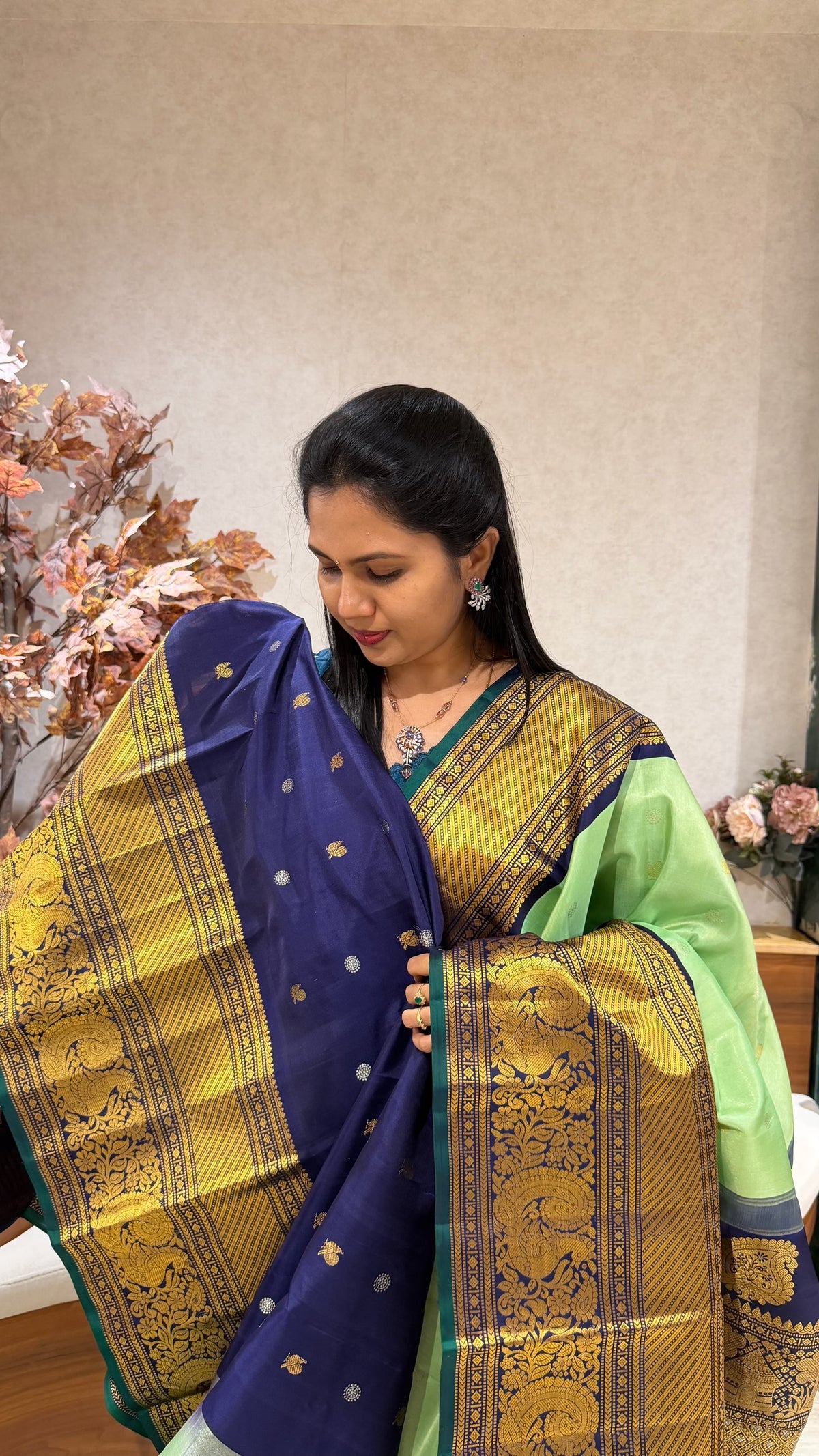 Handloom tissue gadwal