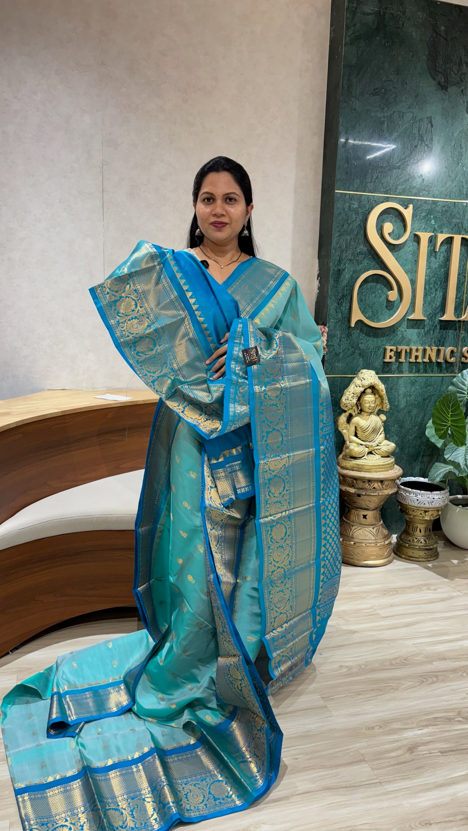 Handloom Gadwal big border