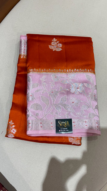 Fancy mango pattu orange
