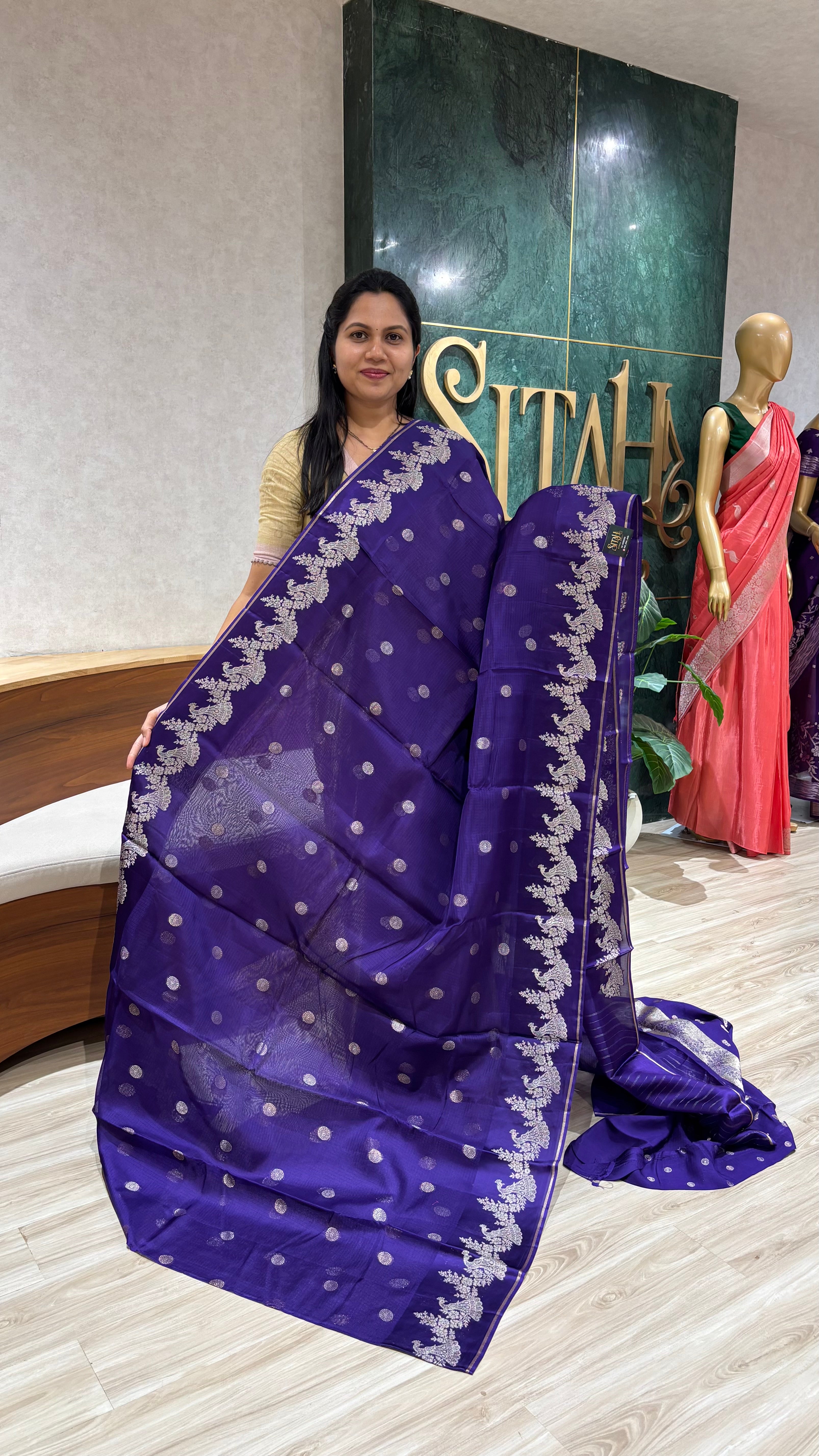 Silk kota purple