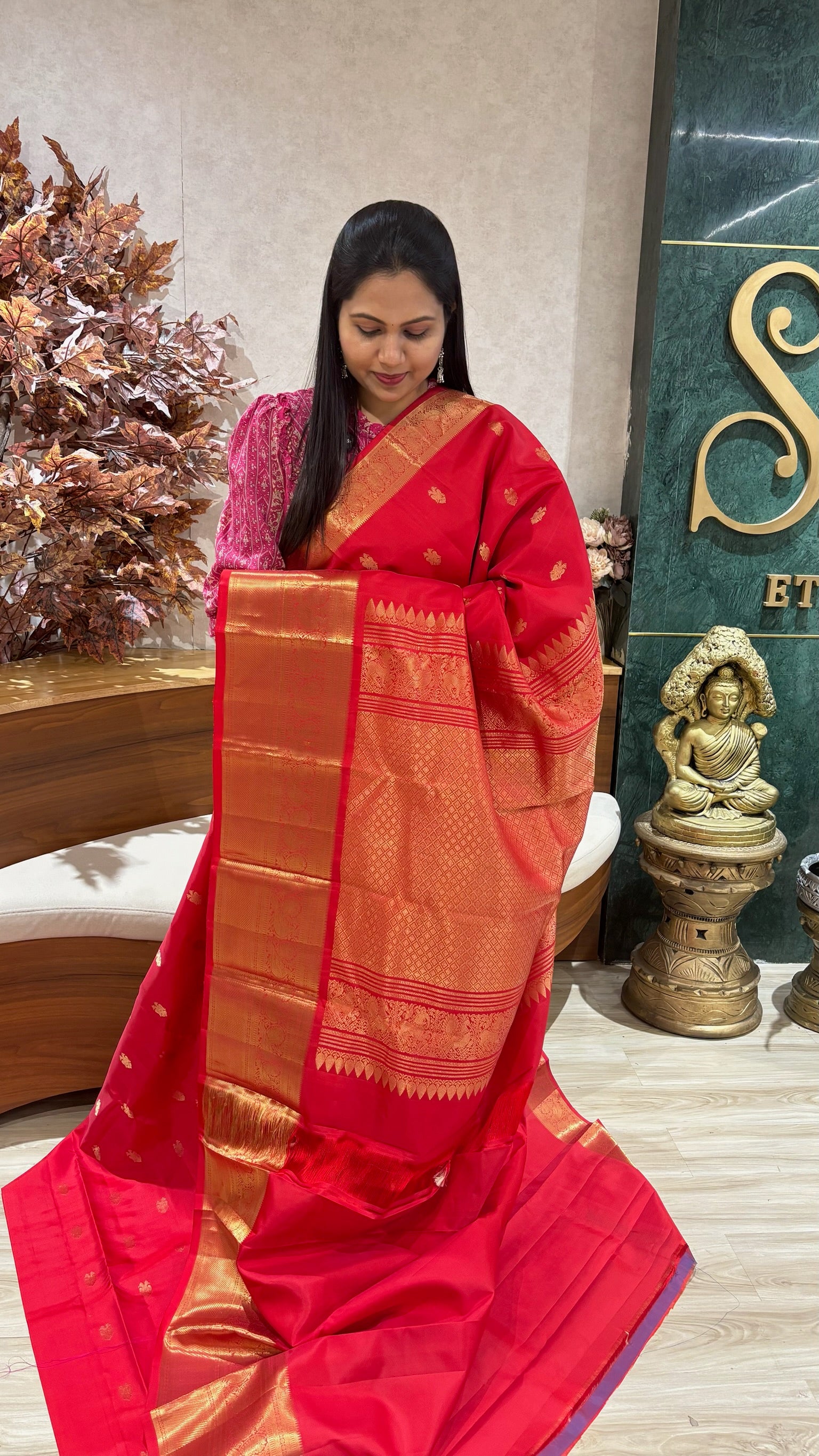 Lightweight Handloom Kanchi pattu