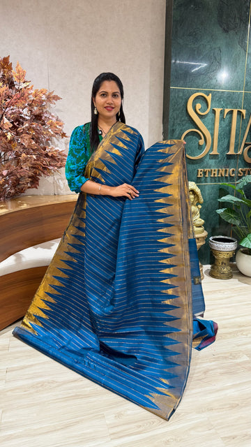 Handloom  Gadwal tissue border