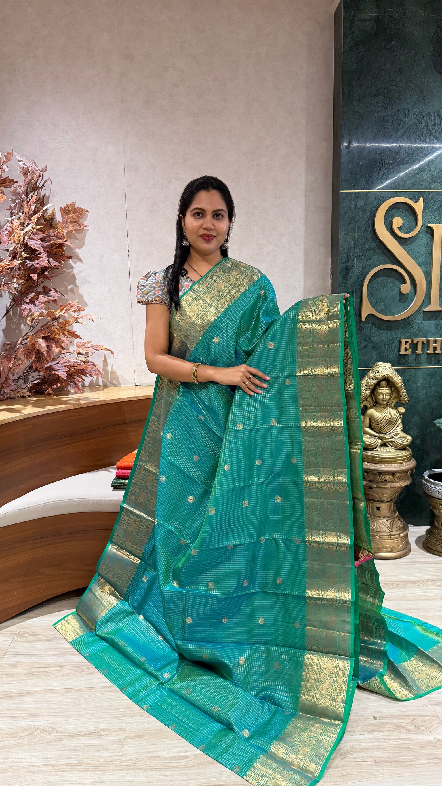 Light weight vintage kanchi
