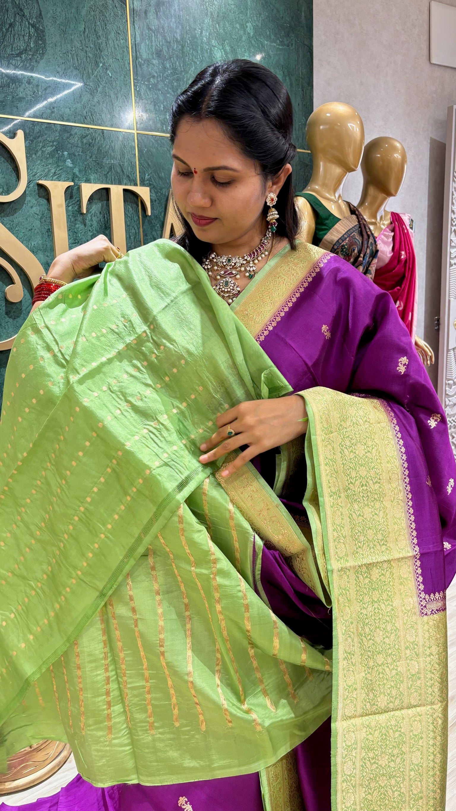 Pure handloom mango pattu