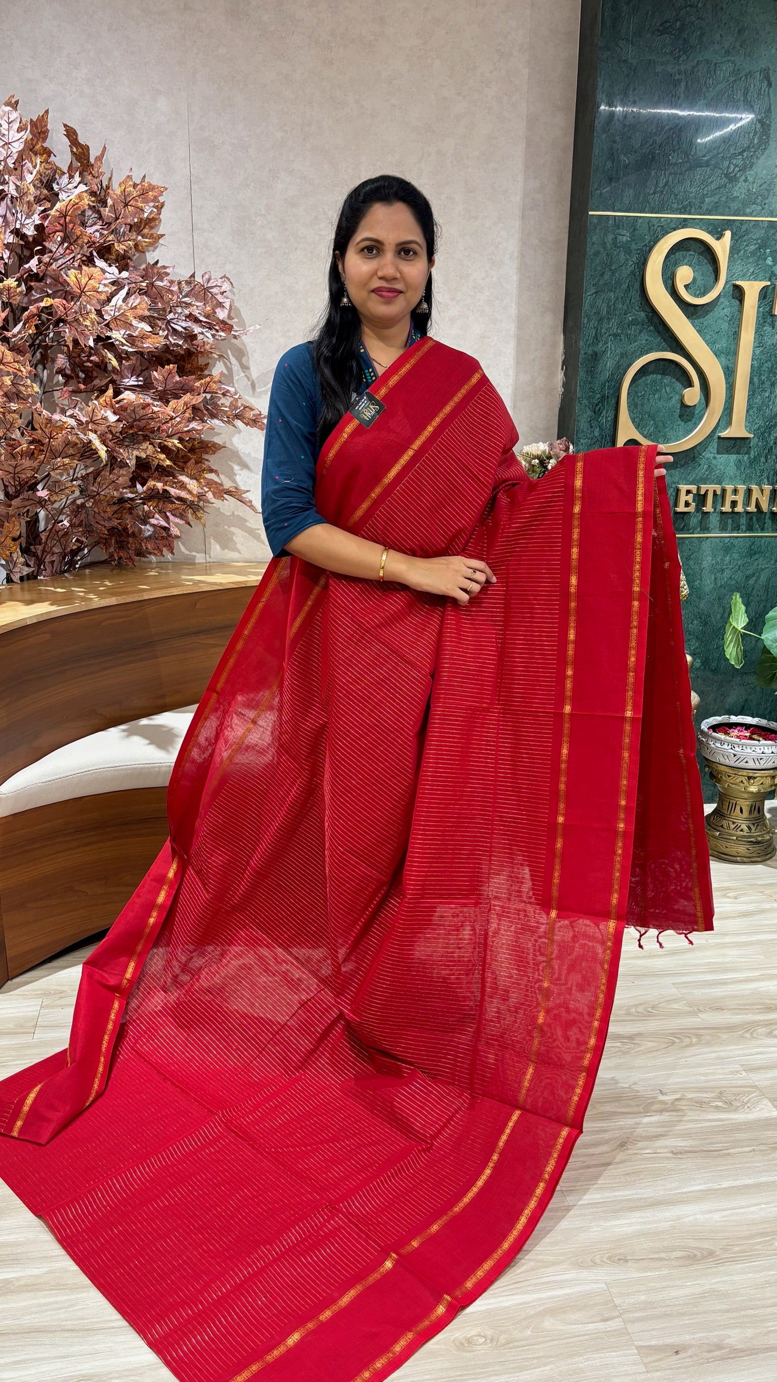 Kanchi cotton with running blouse
