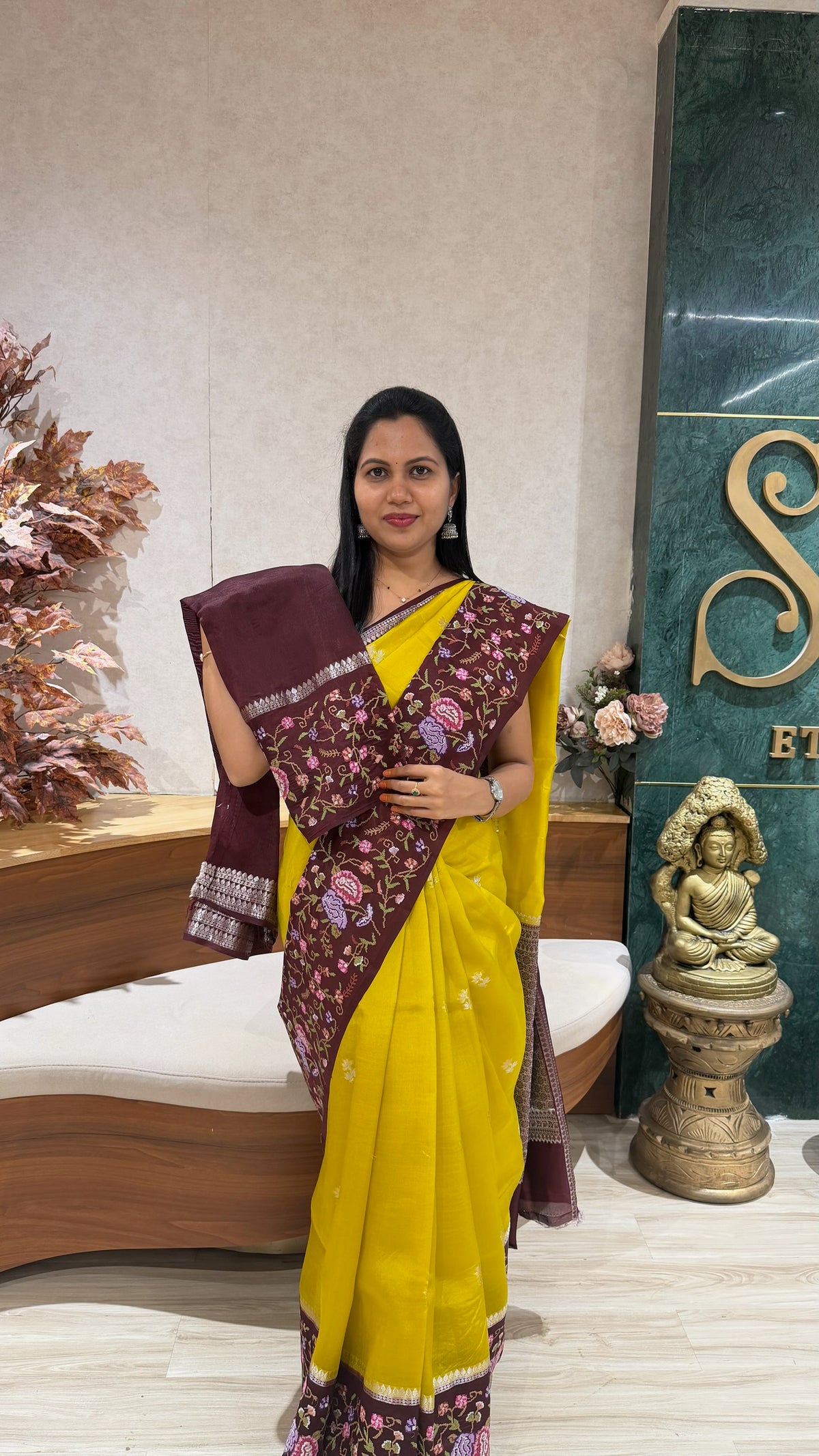 Puna silk embroidery
