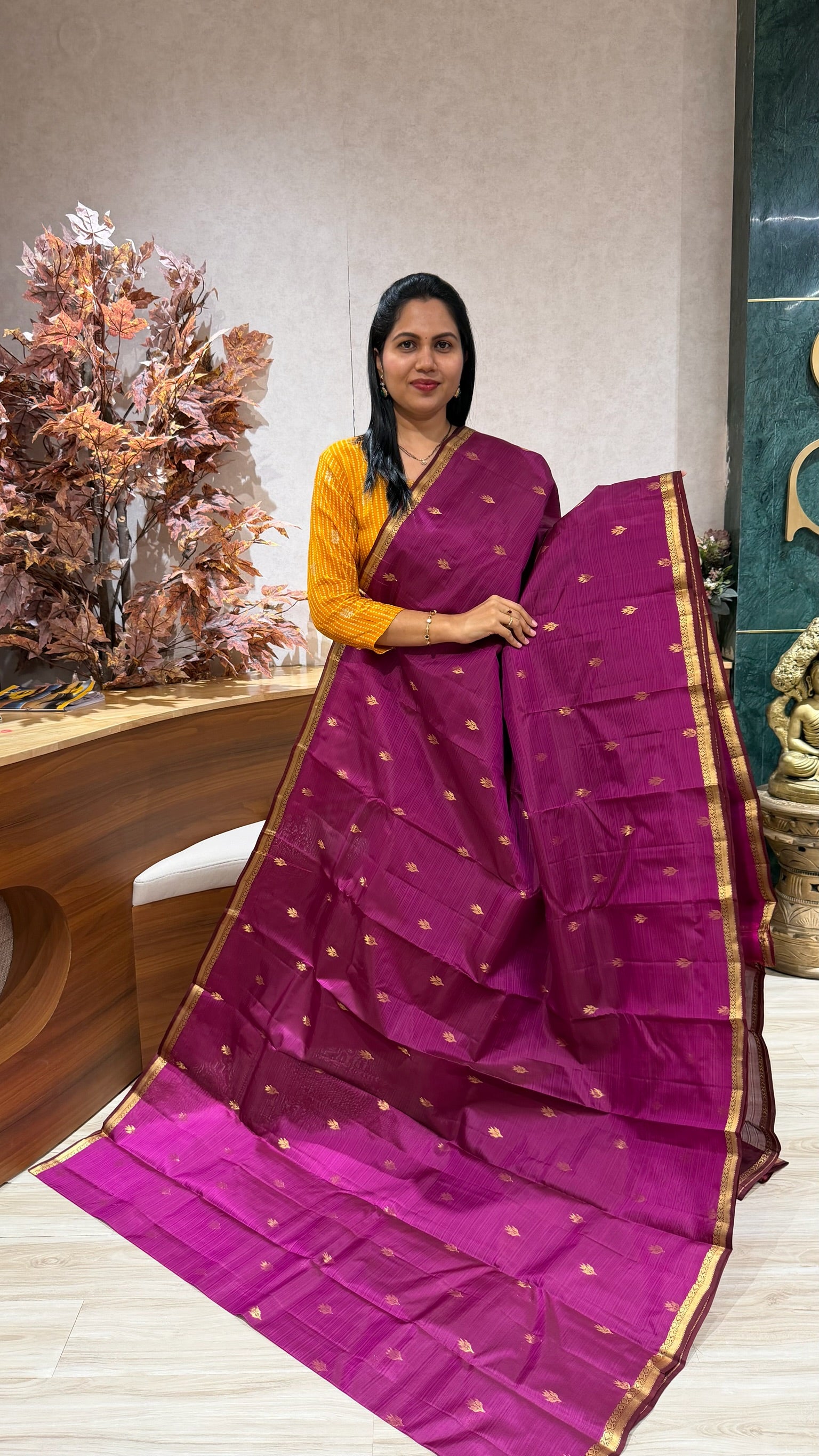 Small border Kanchi pattu