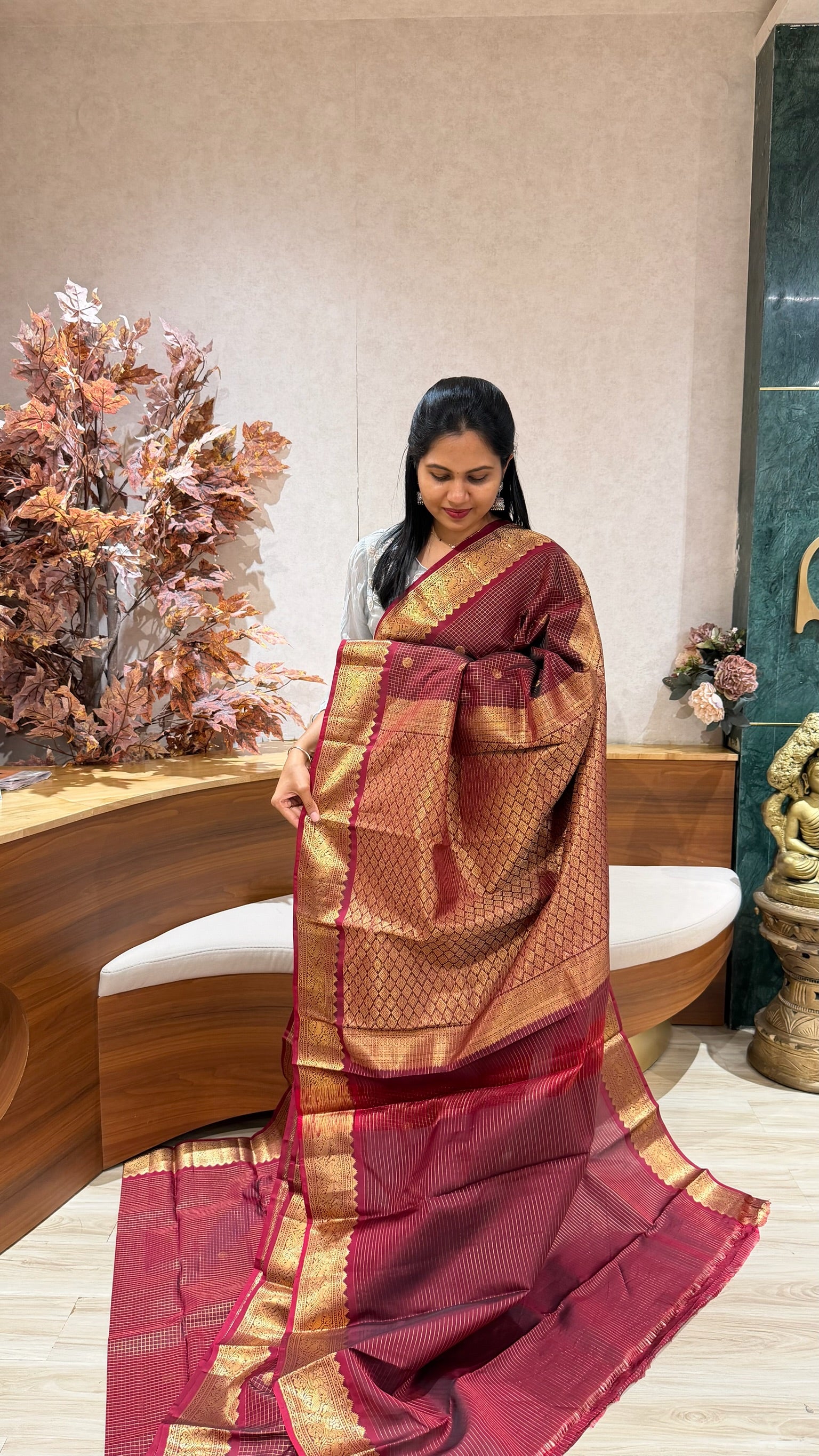 Light weight vintage kanchi