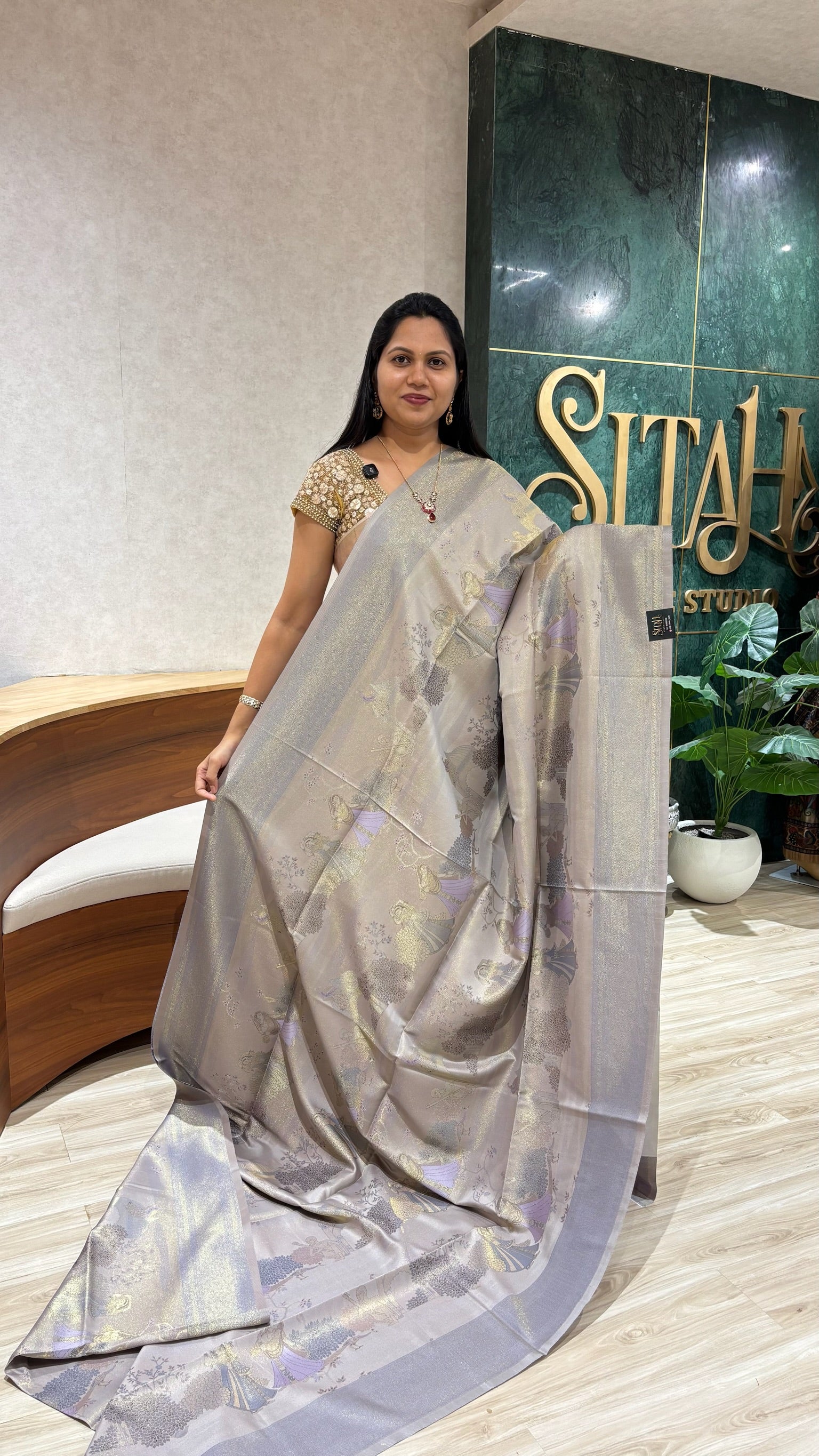 Light weight tissue blue grey