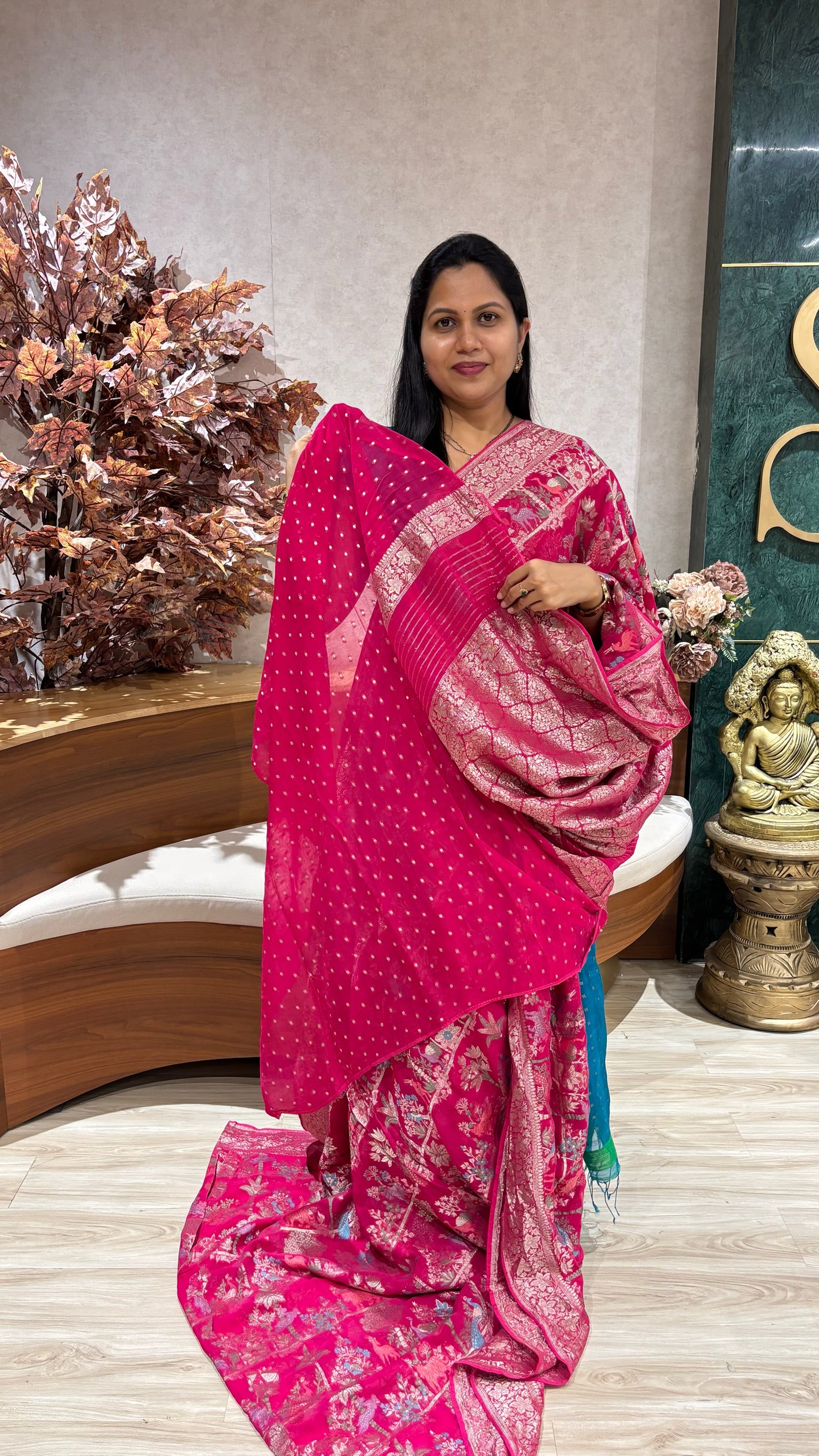 Chiffon georgette pink