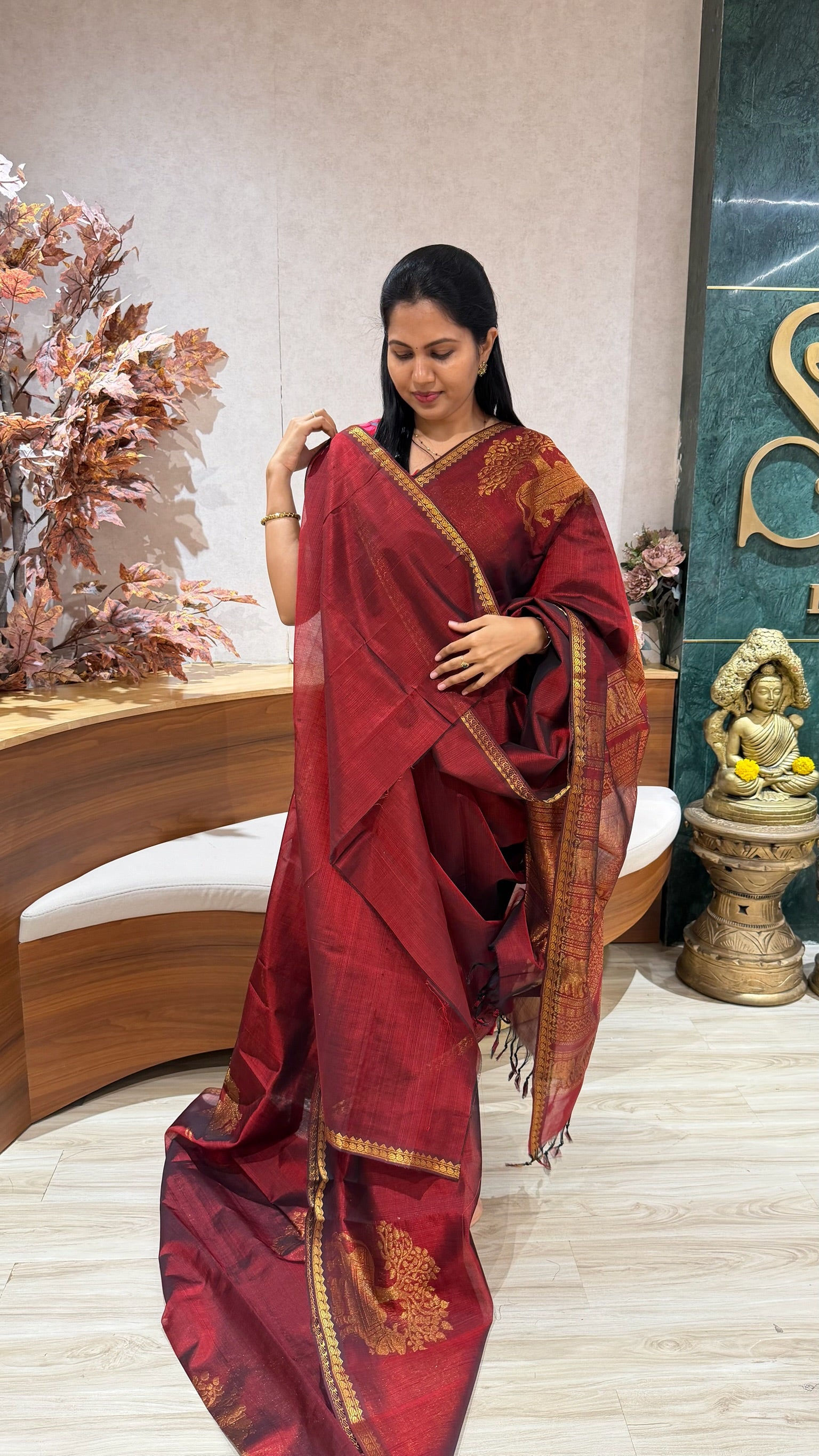 Handloom mangalgiri pattu