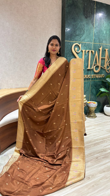 Tussar georgette