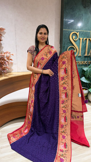 Fancy bandhini paithani