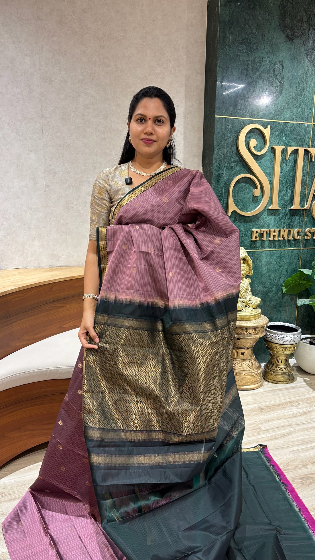 Small border kanchi pattu