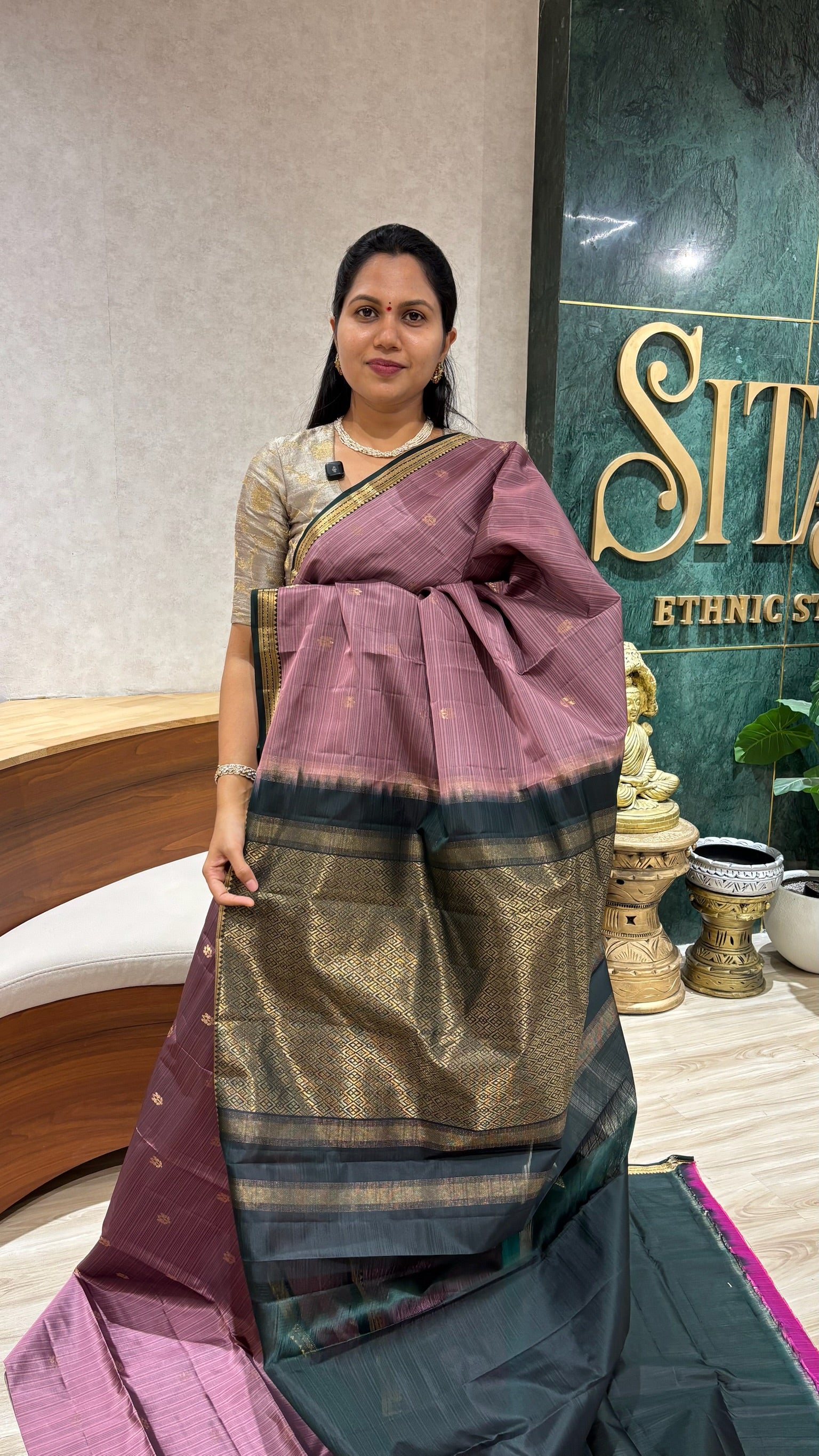 Small border kanchi pattu