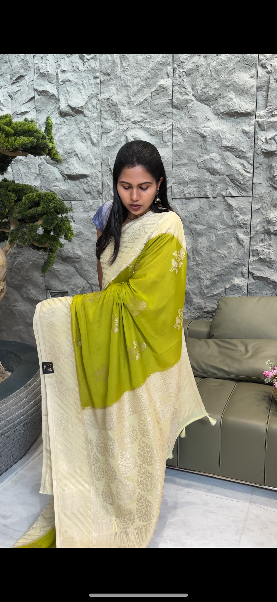 Georgettebanaras mehendi green