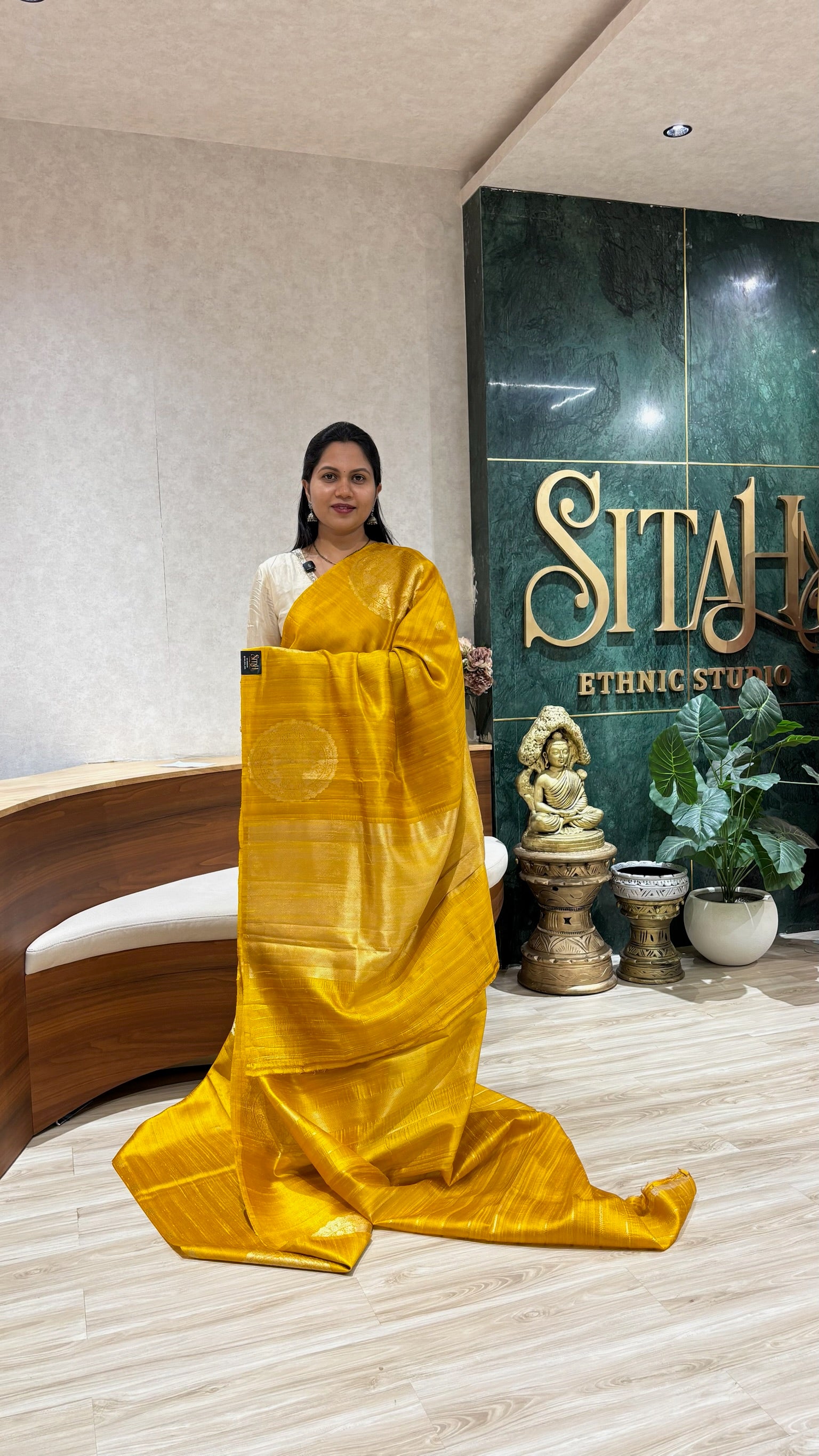 Handloom raw silk pattu