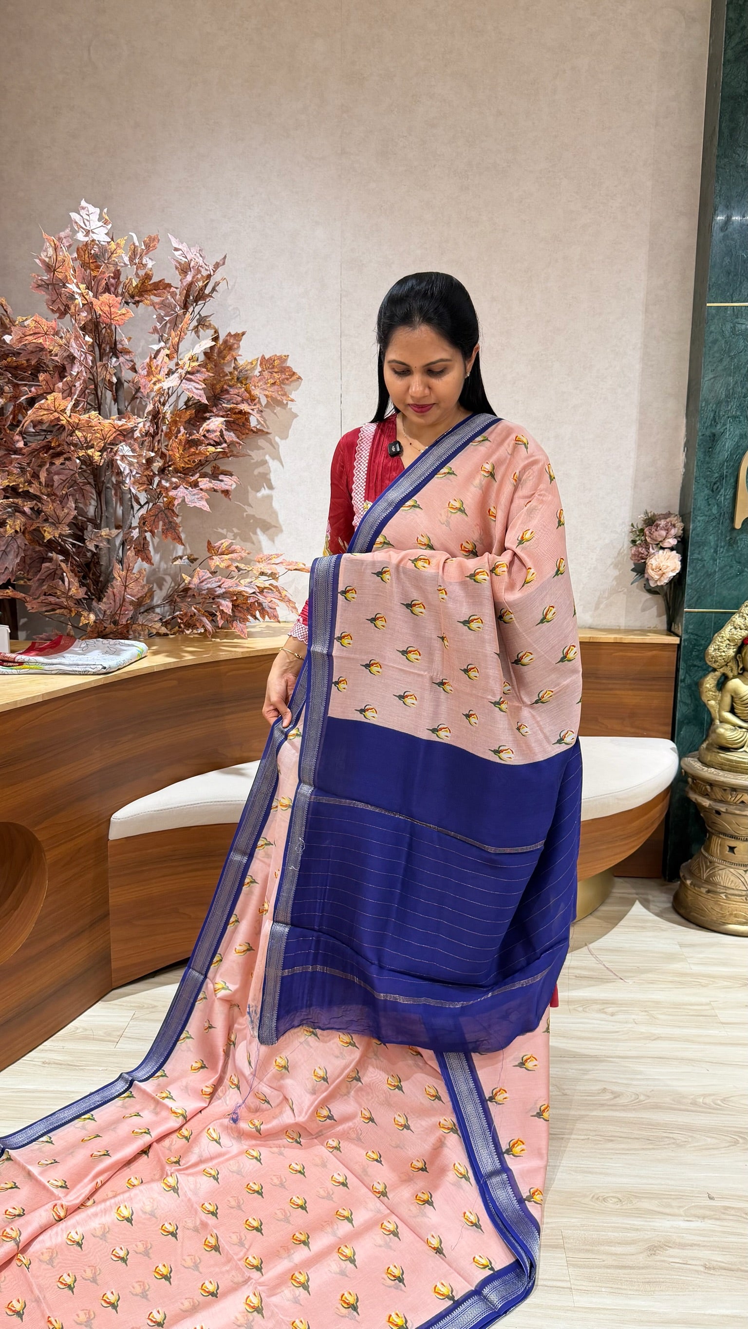 Chanderi digital print