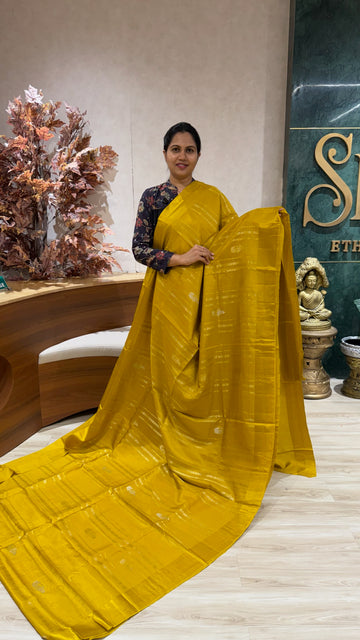 Fancy tussar yellow