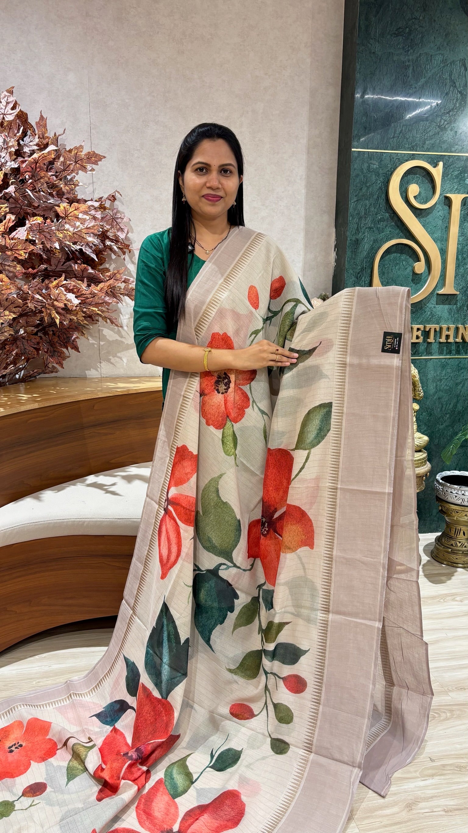 Handloom cotton saree