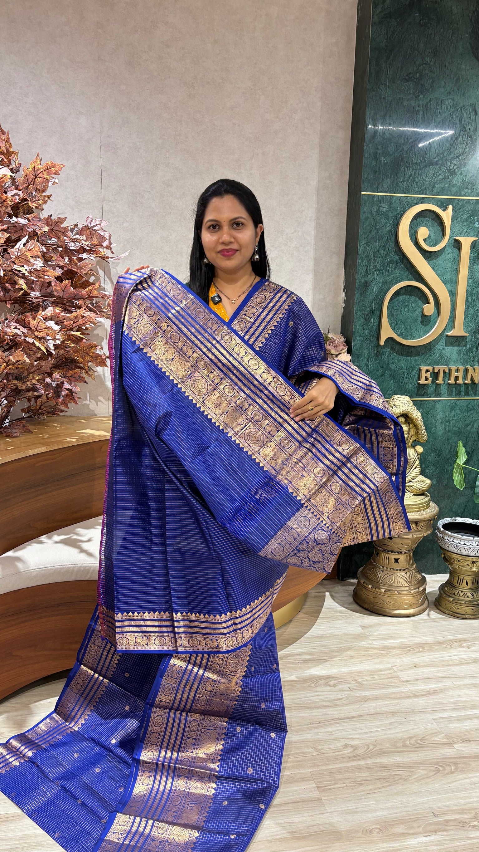 Vintage handloom Kanchi pattu