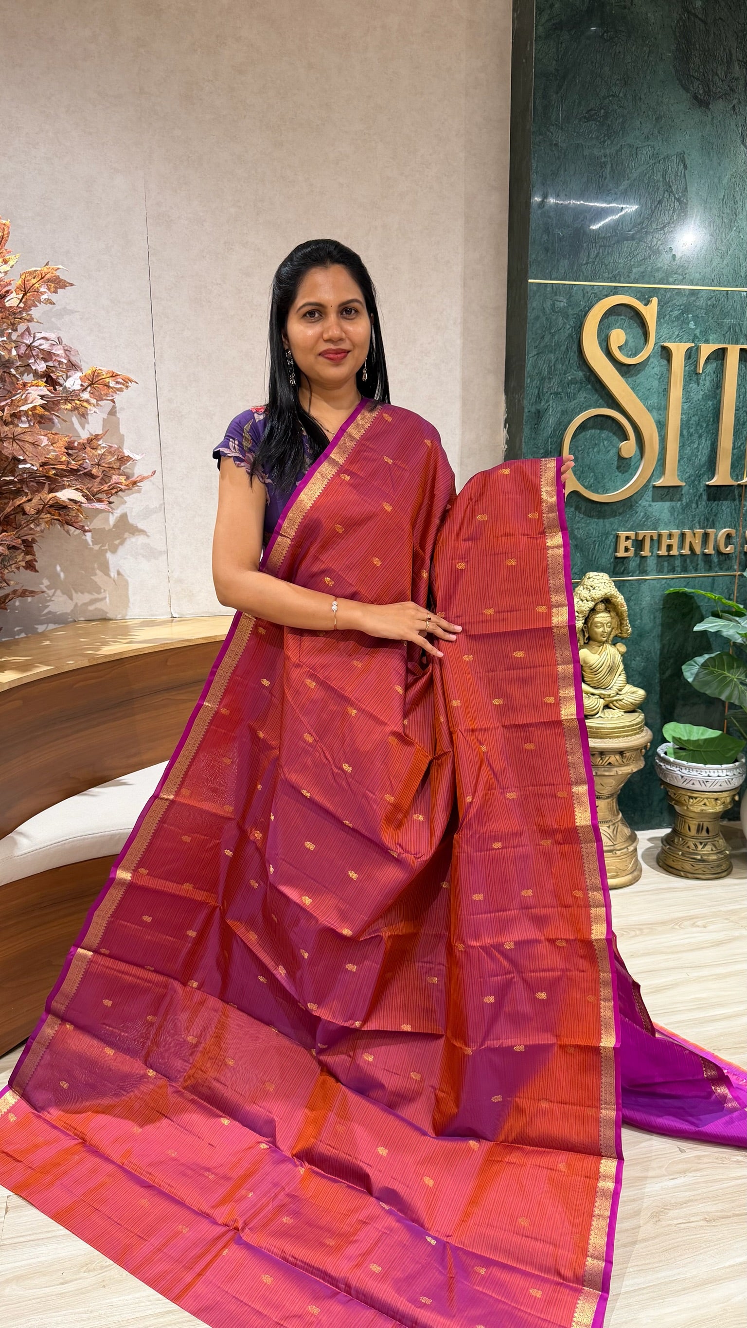 Small border kanchi pattu
