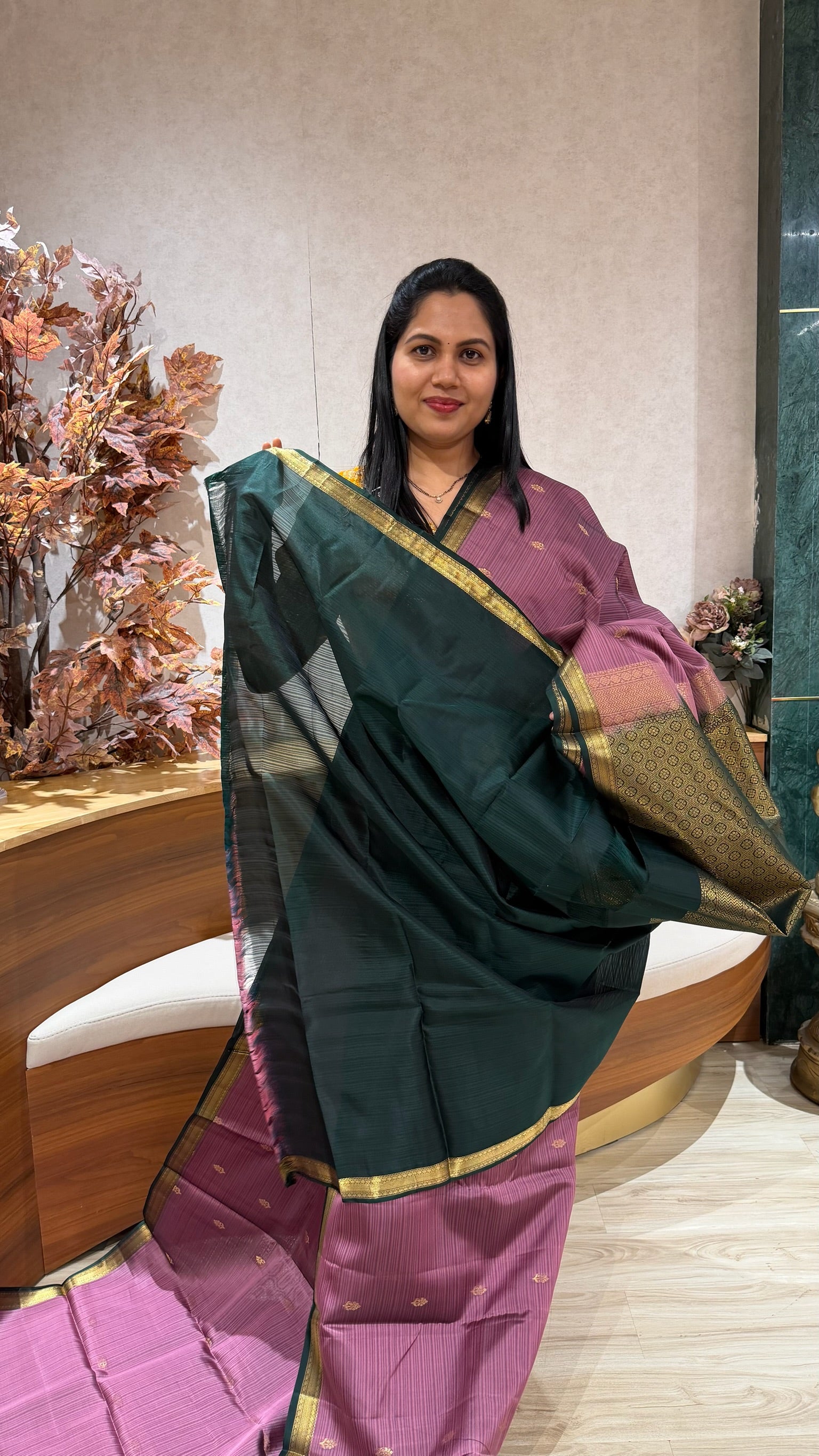 Small border kanchi pattu