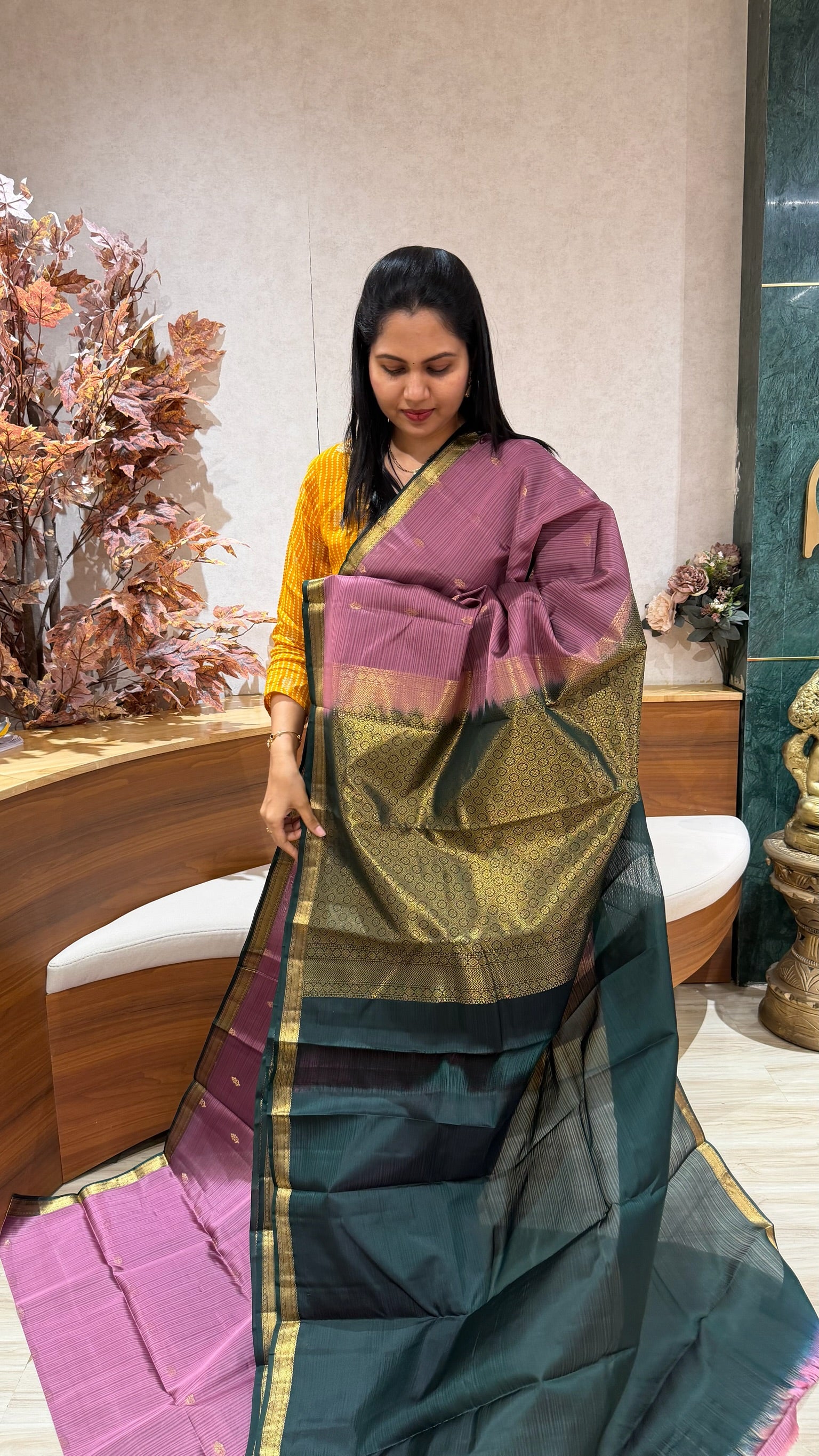 Small border kanchi pattu