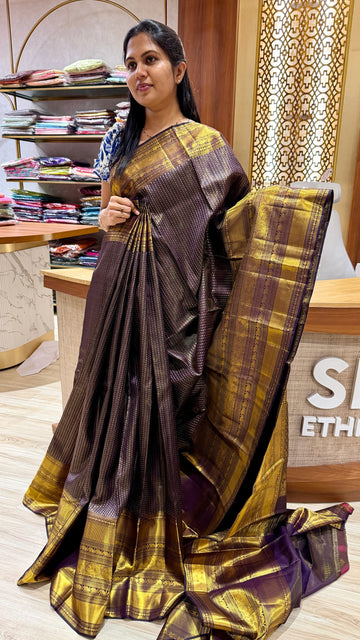 Handloom vintage Kanchi pattu