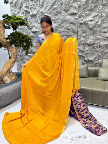 Chiffon yellow-purple
