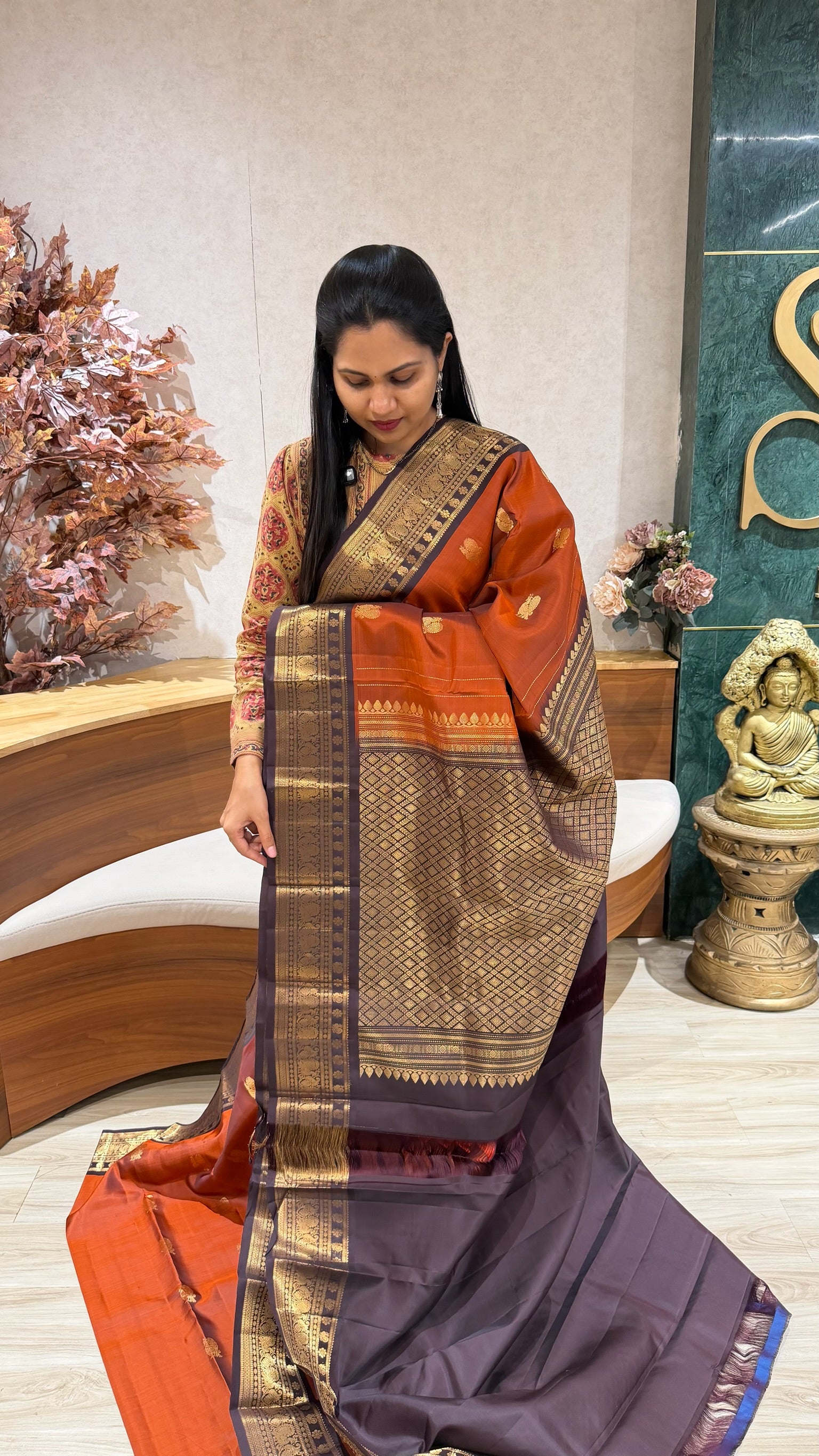 Light weight handloom Kanchi pattu