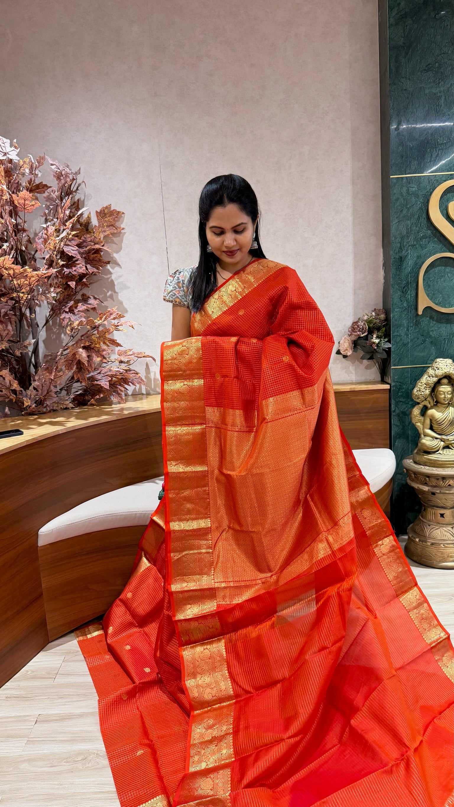 Light weight vintage kanchi