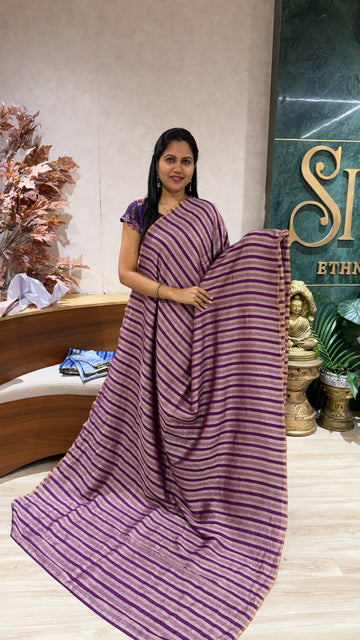 Handloom muga silk