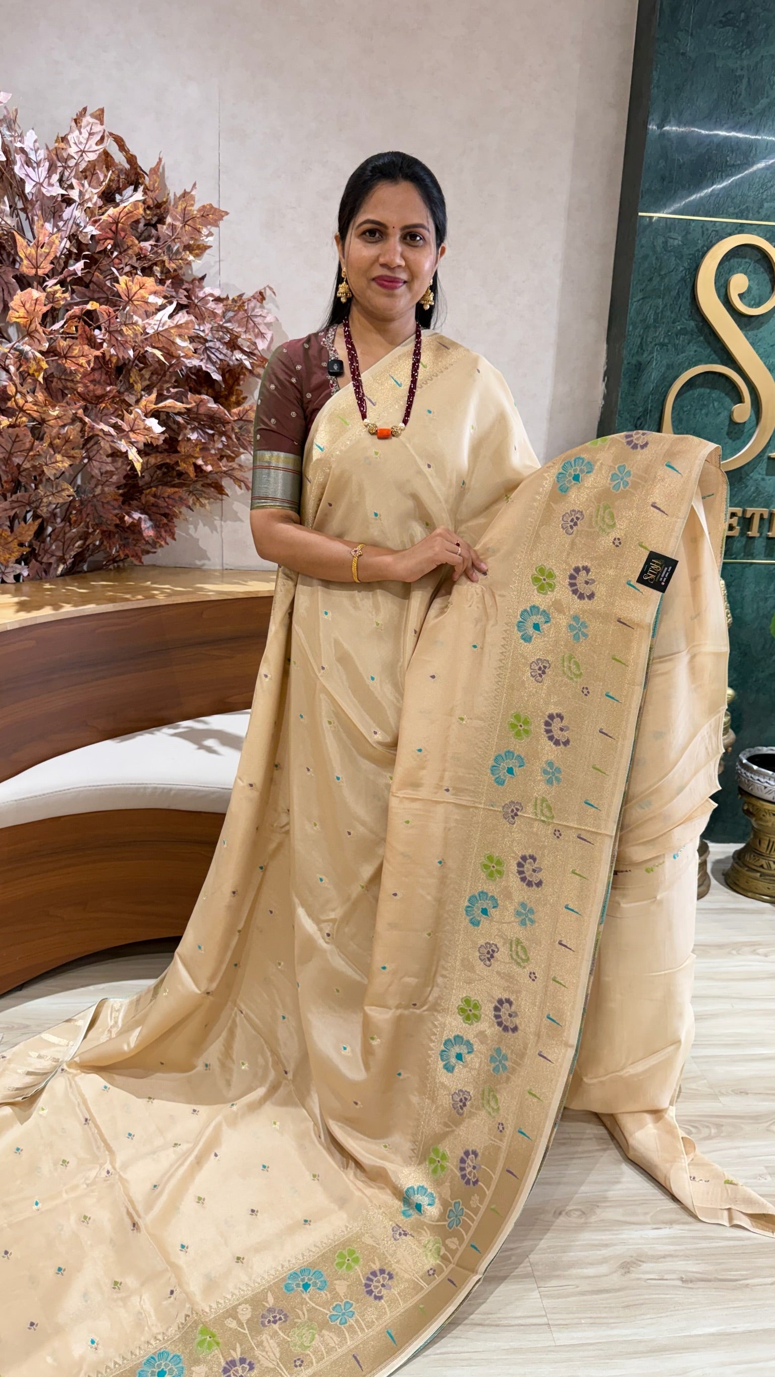 Tussar georgette
